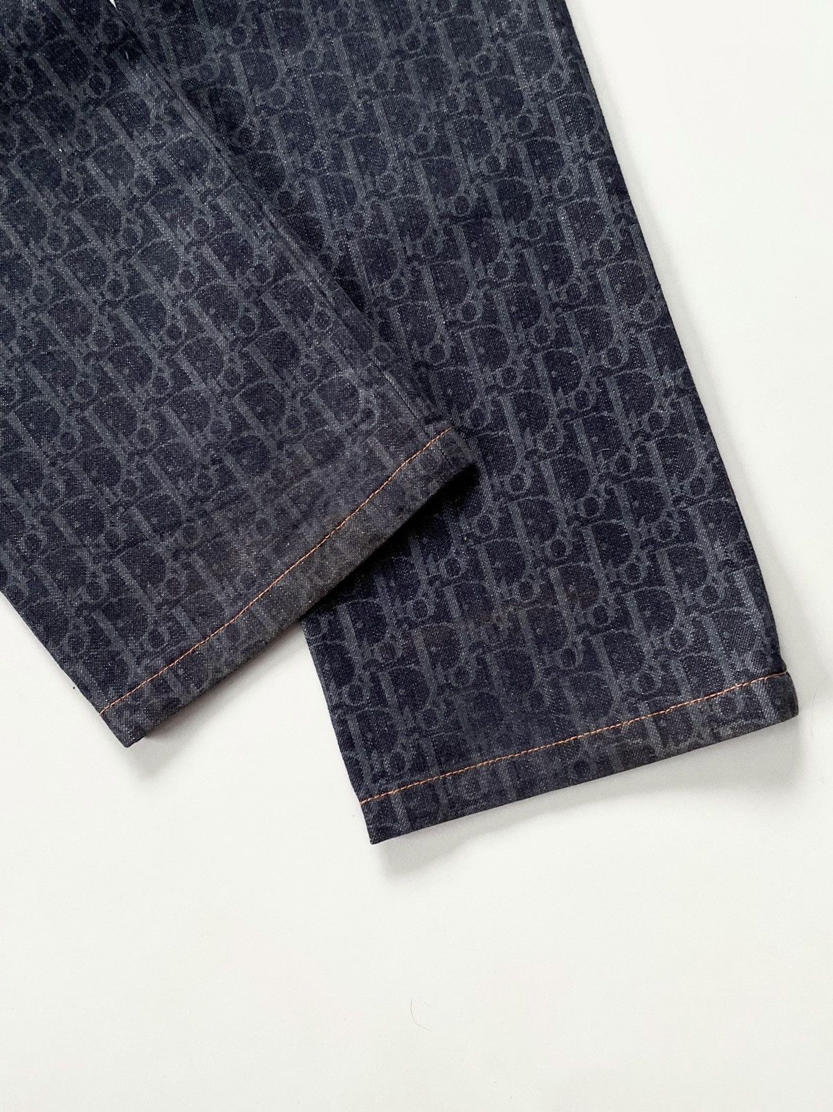 Dior 🔥F/W06 Dior by John Galliano Oblique Flight Monogram Jeans Size 27" / US 4 / IT 40 - 17 Thumbnail