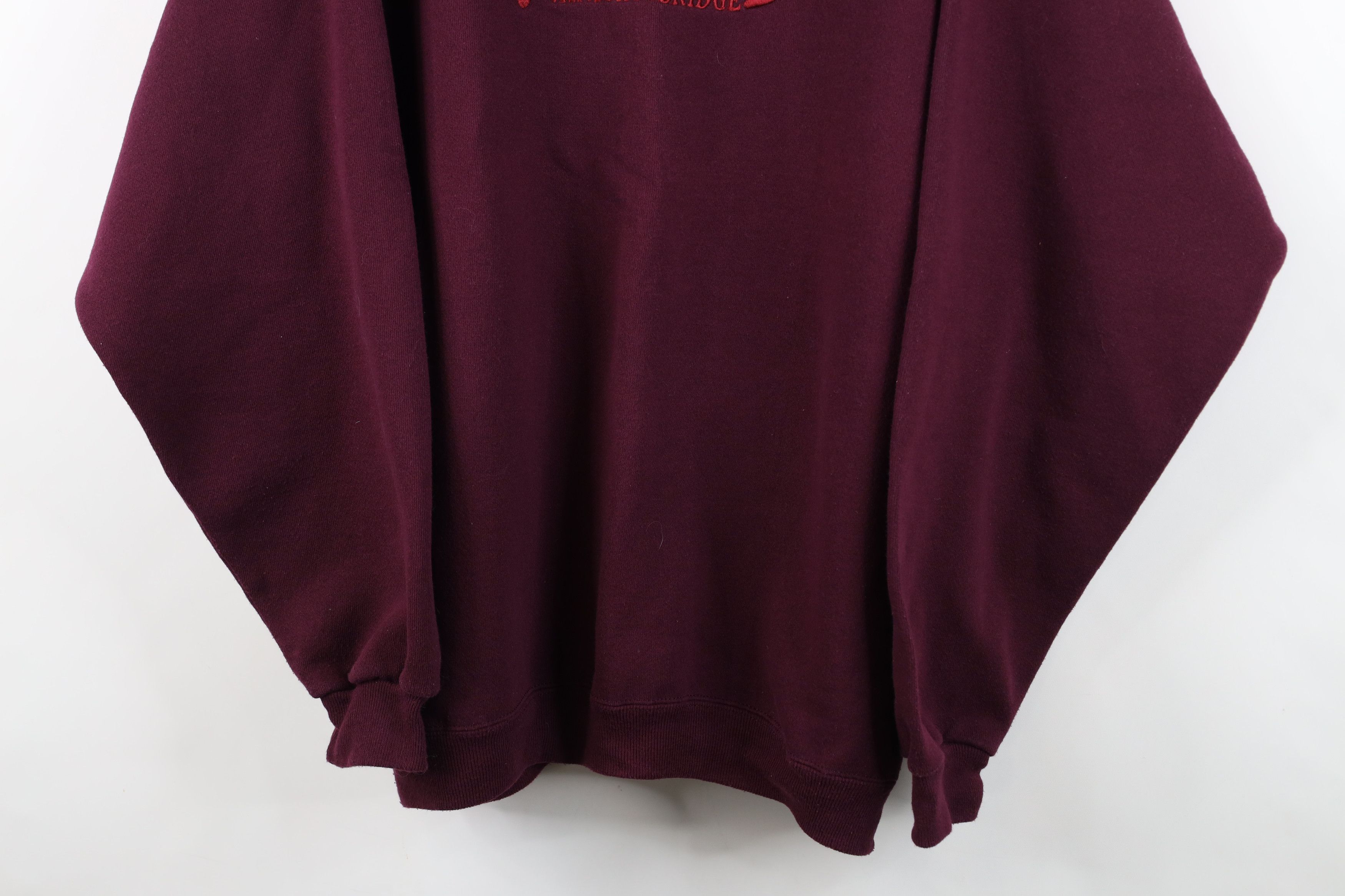 Vintage Vintage 90s Streetwear Harrods Crewneck Sweatshirt Purple Size US XL / EU 56 / 4 - 3 Thumbnail