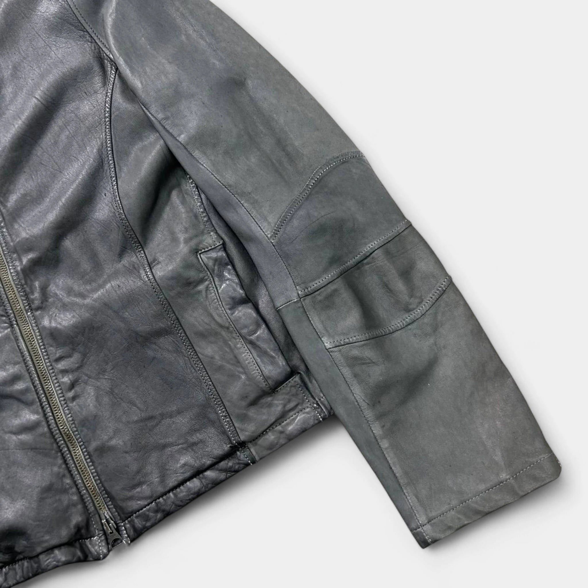 Armani Armani Jeans 2000s Elegant Sport Ovine Leather Jacket Size US XL / EU 56 / 4 - 3 Thumbnail