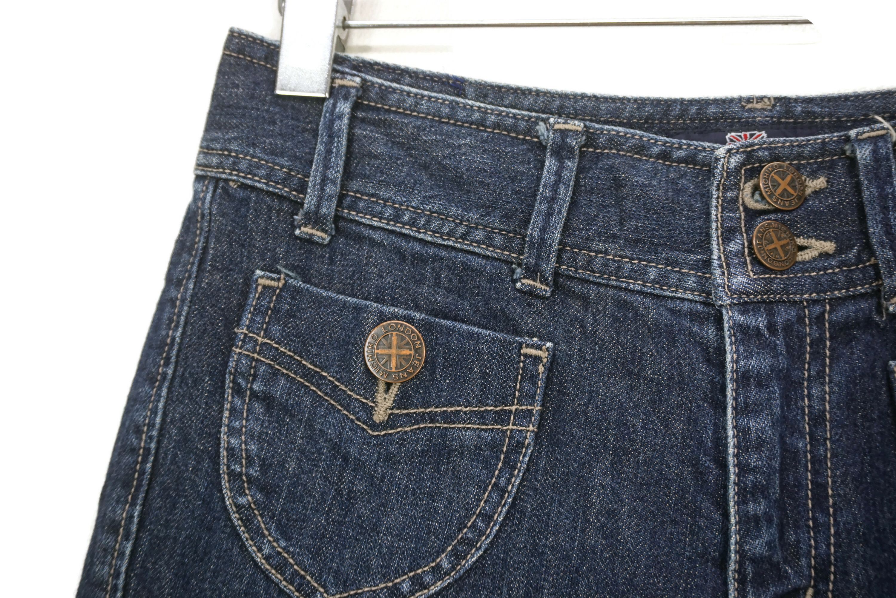 Japanese Brand Michiko London Jeans Size 25 fit W28xL28 Bootcut Denim Size 25" / US 0 / IT 36 - 4 Thumbnail