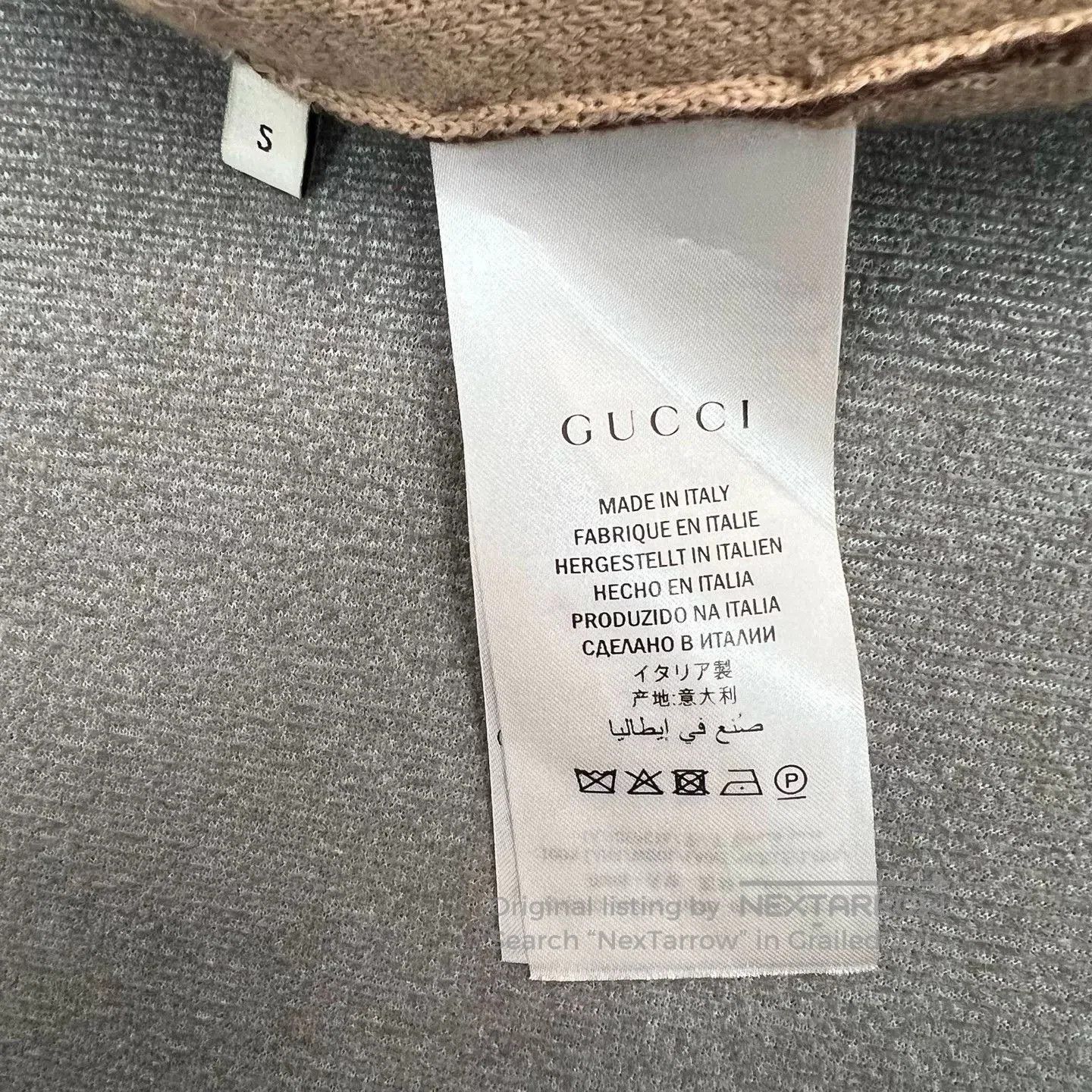 Gucci Gucci Brown GG Logo Zip Knit Jacket. Size US S / EU 44-46 / 1 - 6 Thumbnail
