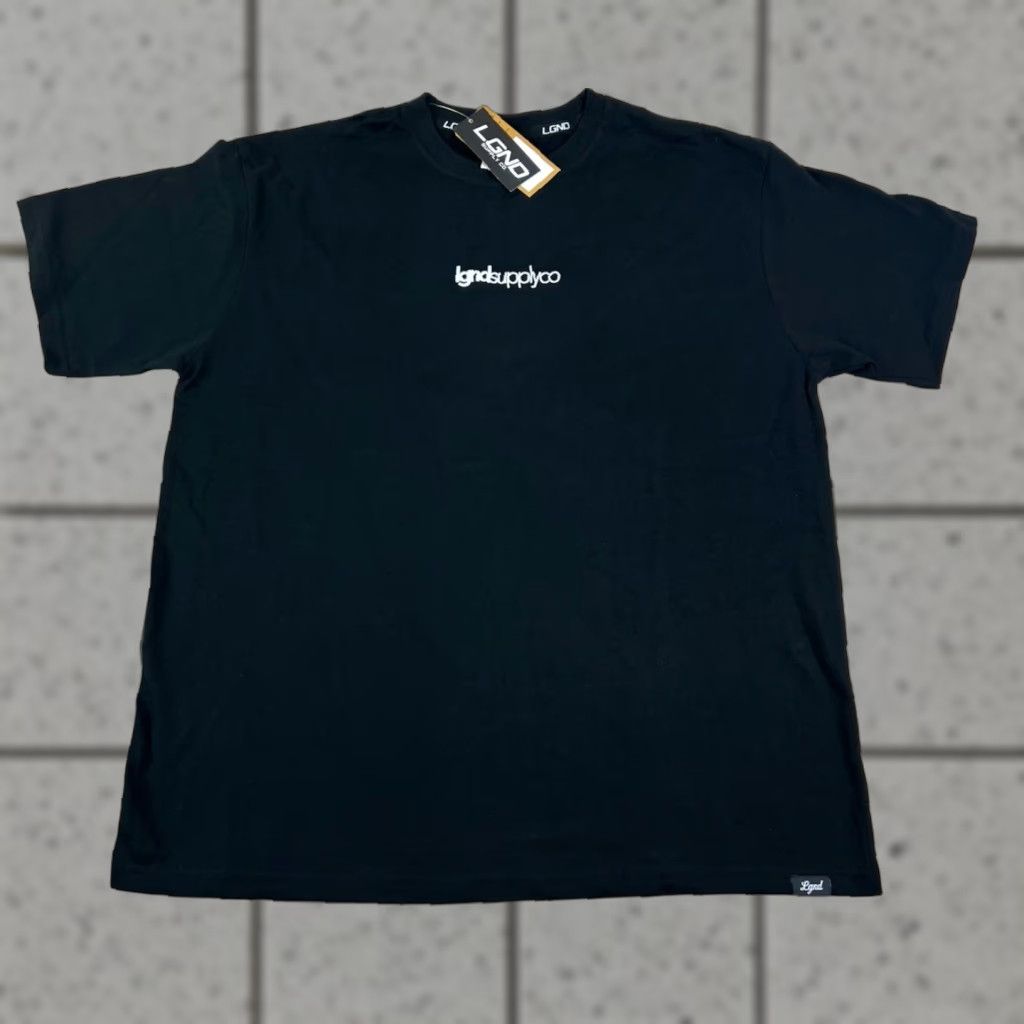 Vintage LgndSupplyCo T Shirt Embroidered Black Size L Mens Short Sleeve Solid Regular NWT Size US L / EU 52-54 / 3 - 1 Thumbnail