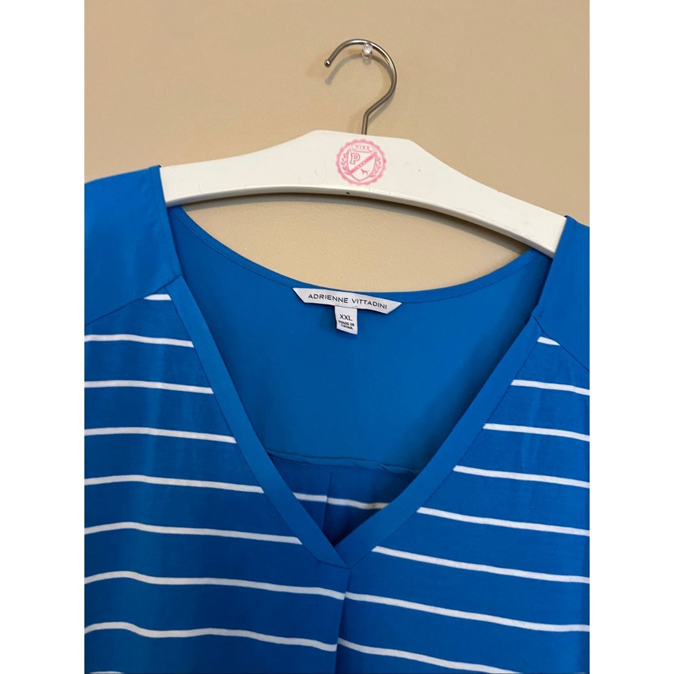 Other Adrienne Vittadini Blue And White Shirt Woman’s Size XXL Size XXL / US 16-18 / IT 52-54 - 3 Thumbnail