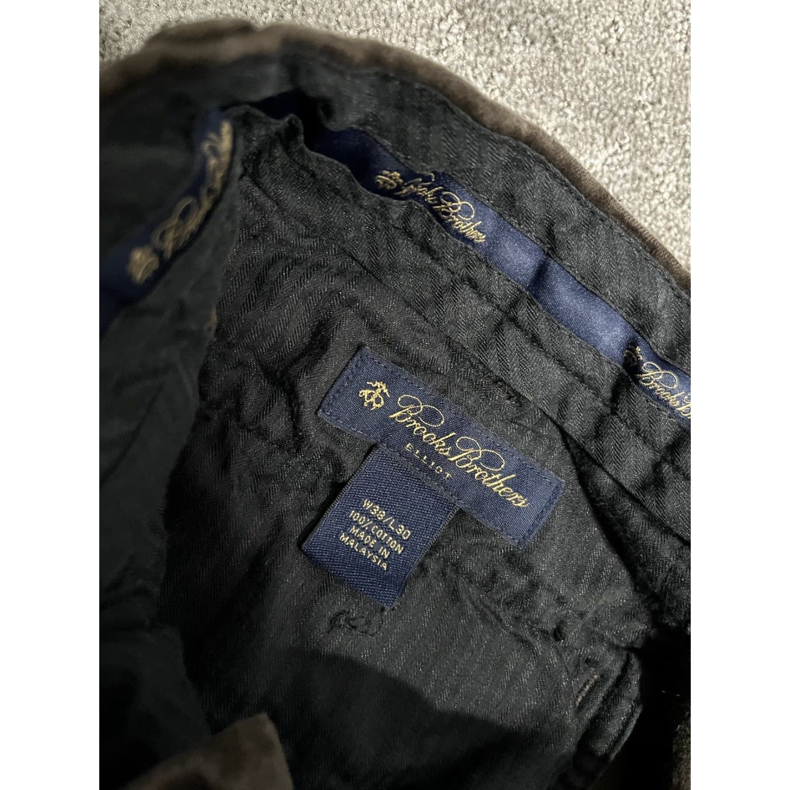 Brooks Brothers Brooks Brothers Advantage Chino Dress Pants Brown Cotton Size 38x30 Mens Regular Fit Size US 38 / EU 54 - 5 Thumbnail