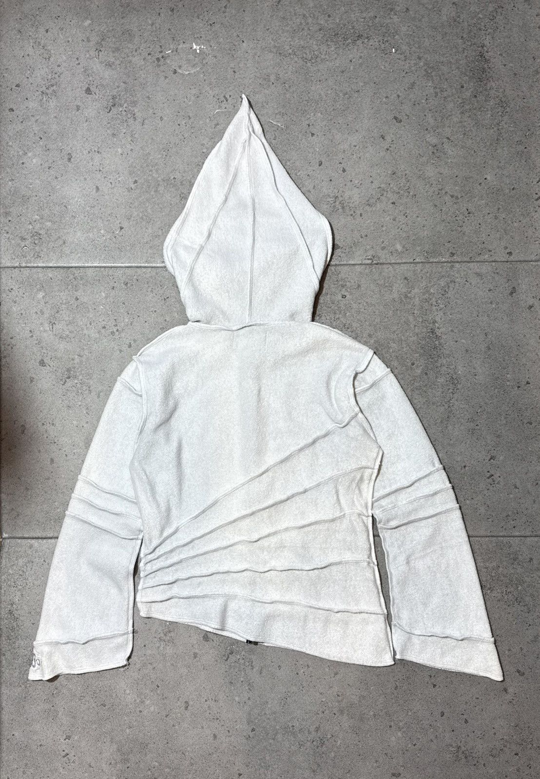 Japanese Brand × Vintage Vintage Avantgarde asymmetrical pointed hood hoodie Size M / US 6-8 / IT 42-44 - 7 Thumbnail