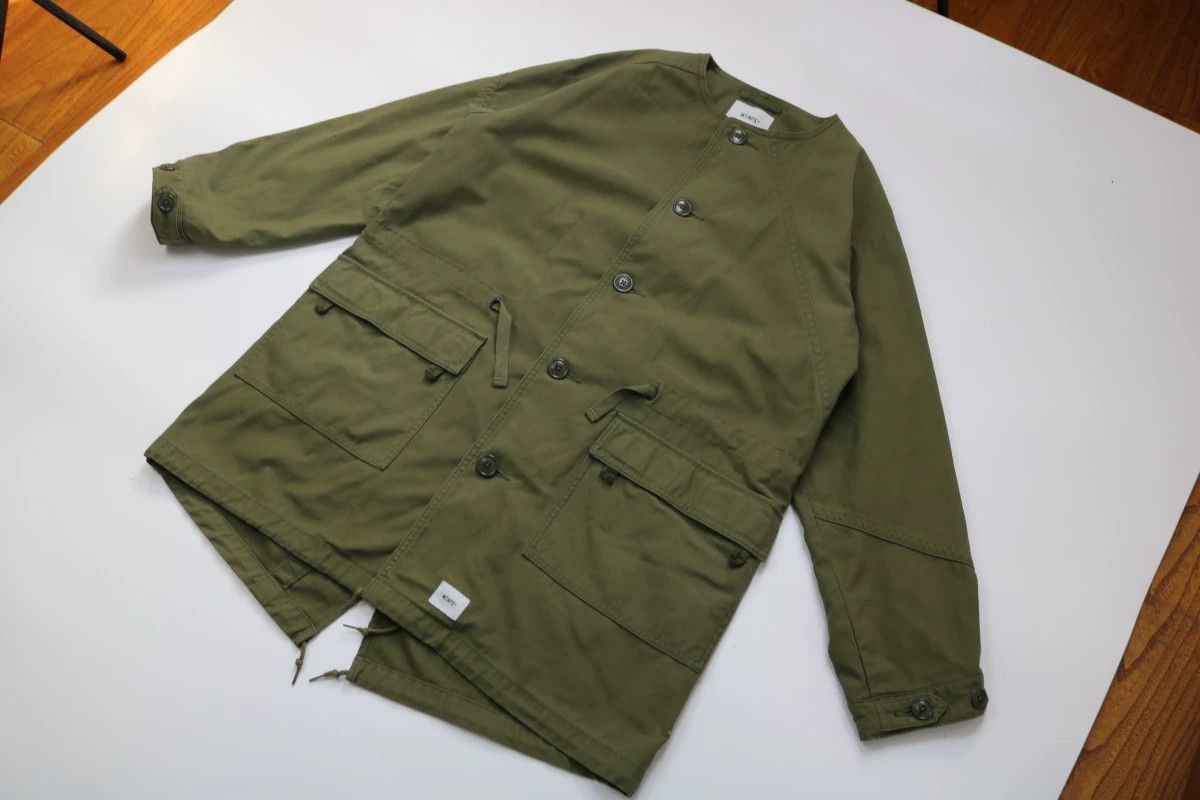 Wtaps Green Long-Sleeve Utility Jacket Size M Size US M / EU 48-50 / 2 - 2 Thumbnail