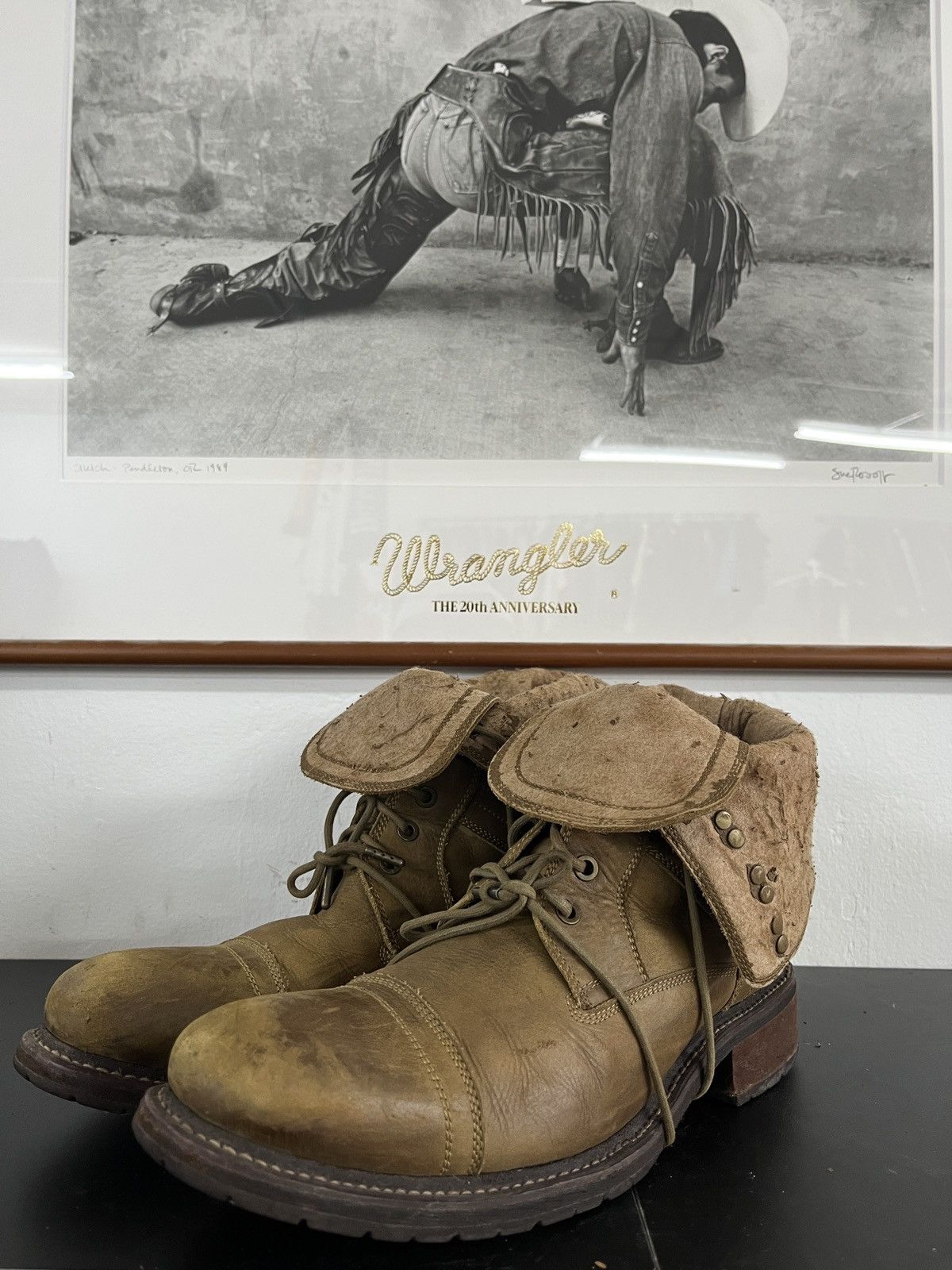 GOA Rare GOA Cowhide Leather Combat Boots AS 98 Guidi Style Size US 8 / EU 41 - 18 Thumbnail