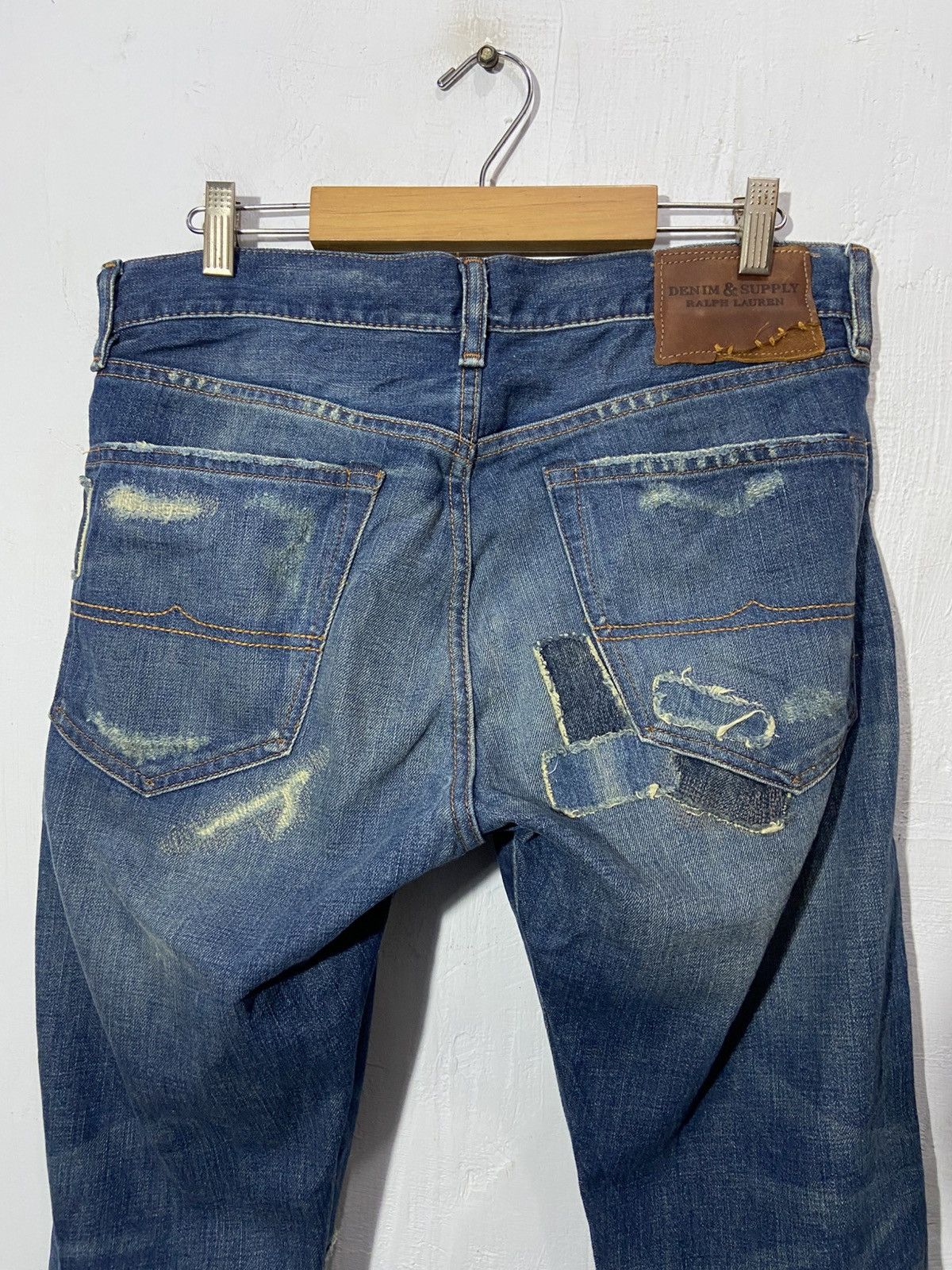 Denim & Supply Ralph Lauren Denim & Supply Ralph Lauren Distressed Denim Patchwork Jeans Size US 32 / EU 48 - 16 Thumbnail