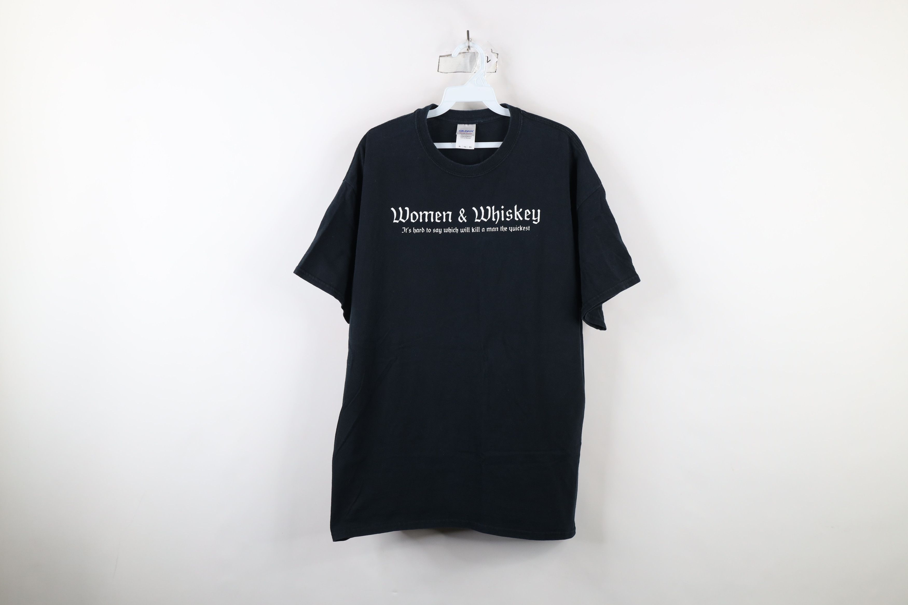 Vintage Vintage Y2K Streetwear Women & Whiskey Will Kill Man T-Shirt Size US XL / EU 56 / 4 - 1 Thumbnail
