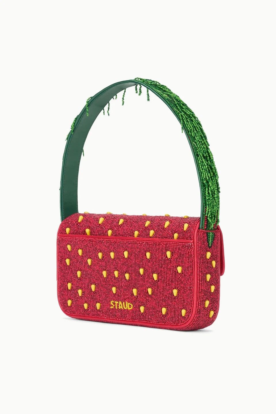Staud Staud Tommy Beaded Bag Strawberry Dream Original Price $295 Size ONE SIZE - 3 Thumbnail