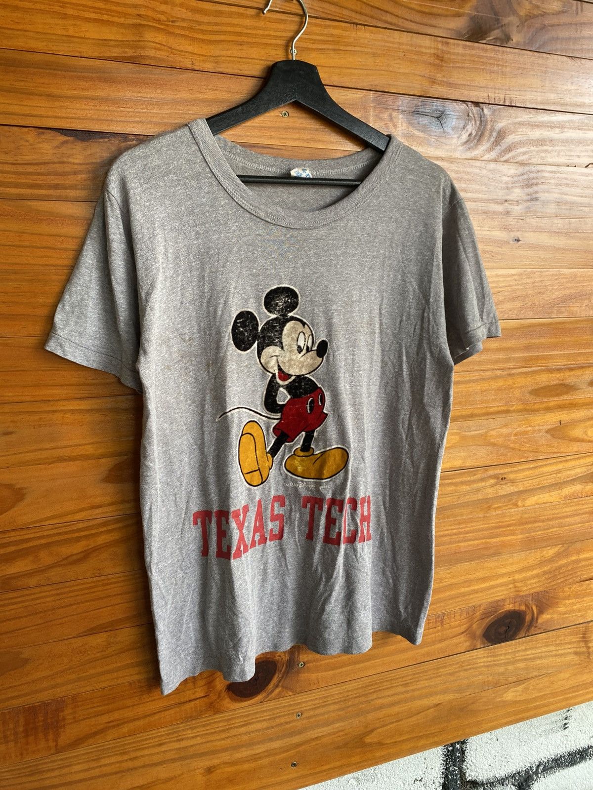 Champion Vintage Champion Mickey Mouse Texas Tech Graphic T-Shirt Size US L / EU 52-54 / 3 - 5 Thumbnail