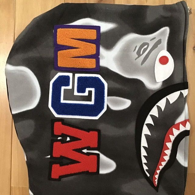Bape BAPE LIQUID CAMO SHARK FULL ZIP HOODIE a bathing ape Size US L / EU 52-54 / 3 - 4 Thumbnail