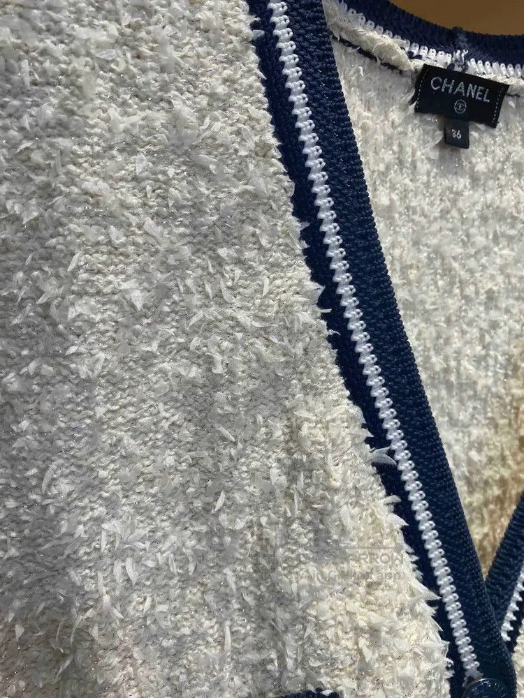 Chanel Chanel 19p blue and white four-pocket glitter dress Size XS / US 0-2 / IT 36-38 - 3 Thumbnail