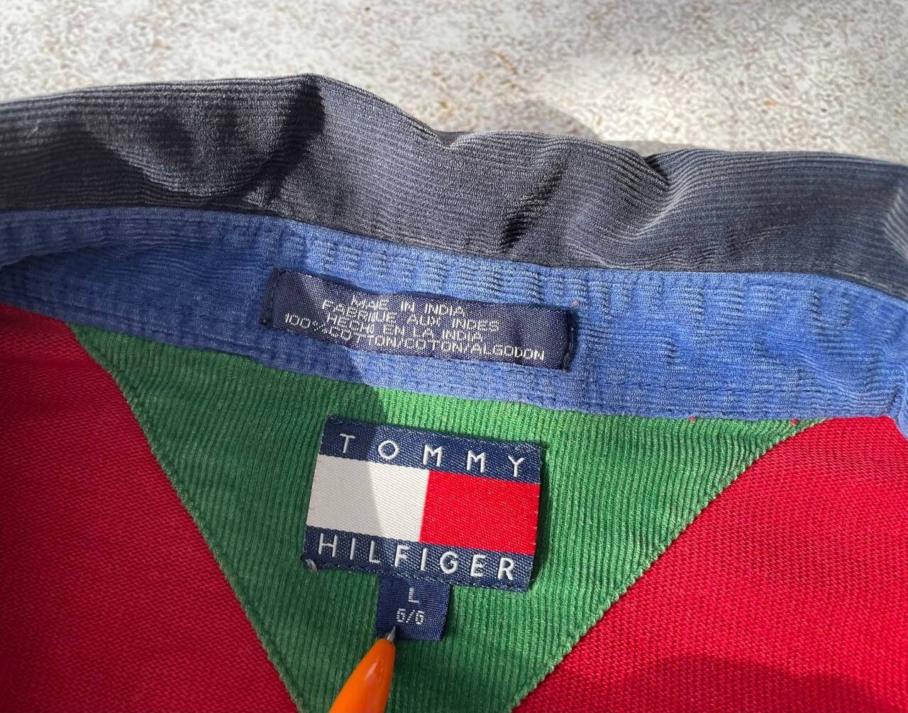Tommy Hilfiger × Vintage Vintage Tommy Hilfiger Rugby Long Sleeve RRL Style Y2K Rare Size US L / EU 52-54 / 3 - 7 Thumbnail