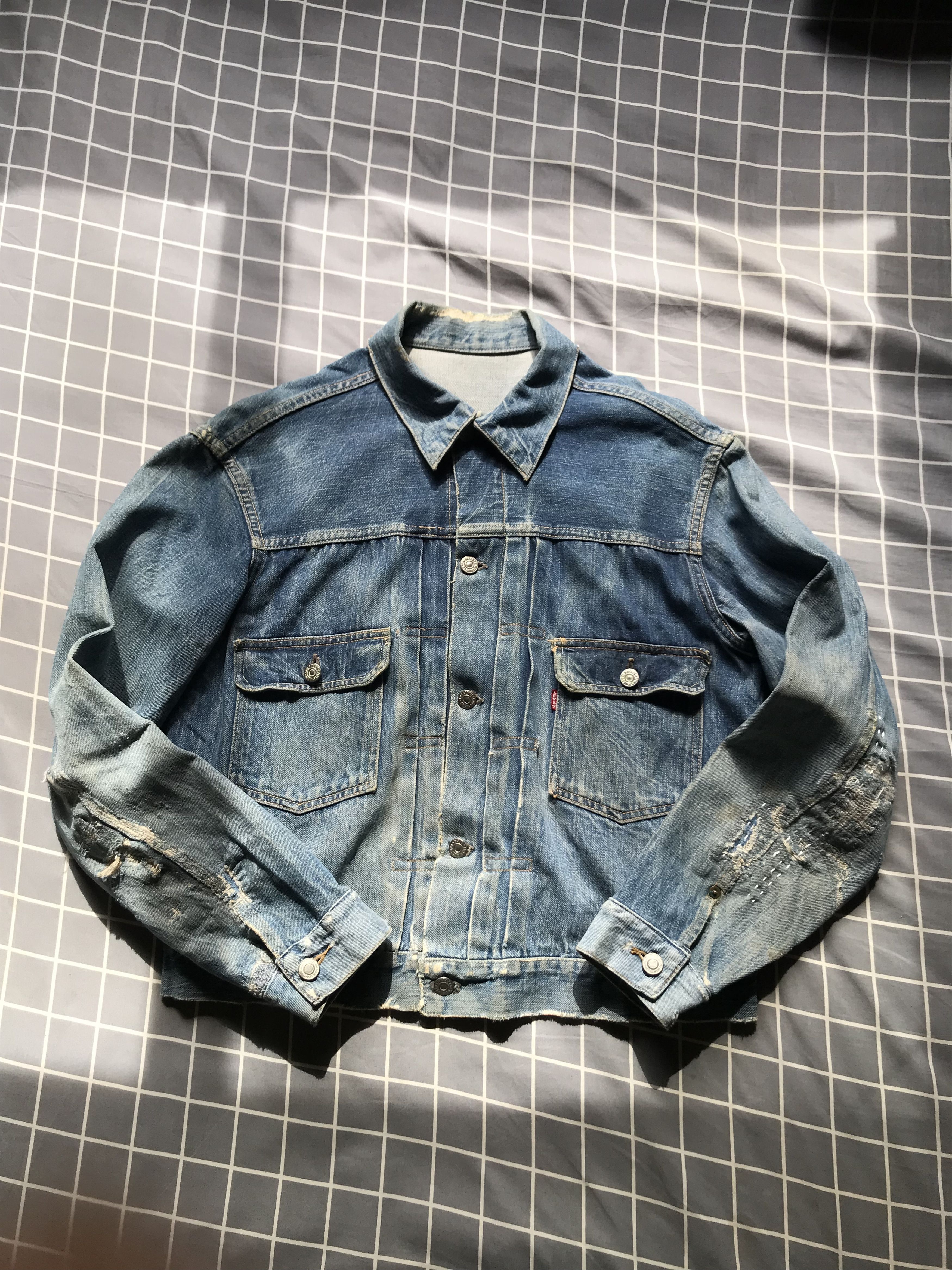Levi's 1950s Levi’s 507xx Denim Jacket Type 2 2nd Generation Size US L / EU 52-54 / 3 - 1 Thumbnail