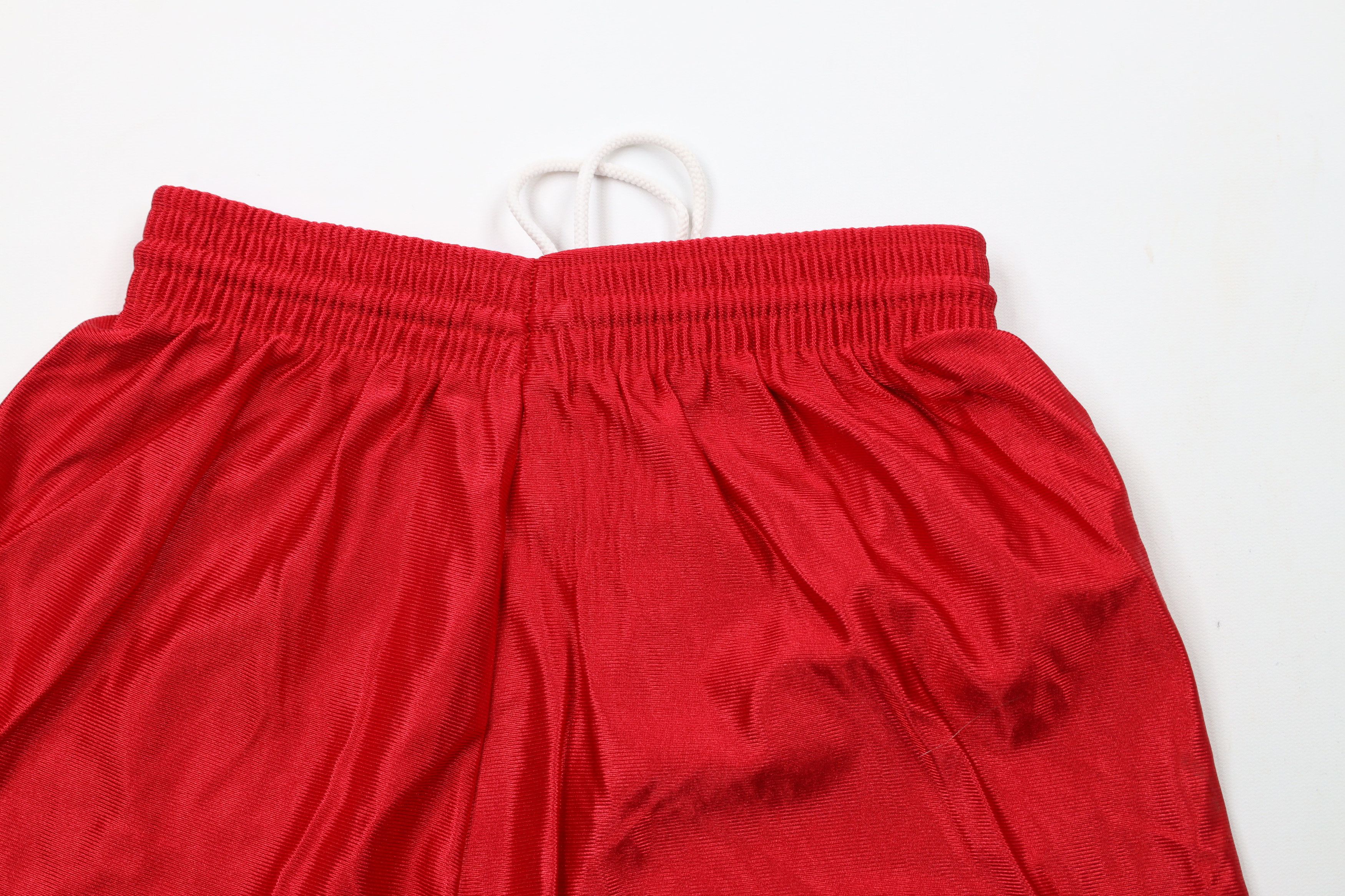 Vintage Vintage 90s Streetwear Silky Nylon Basketball Shorts Red Size US 30 / EU 46 - 9 Thumbnail