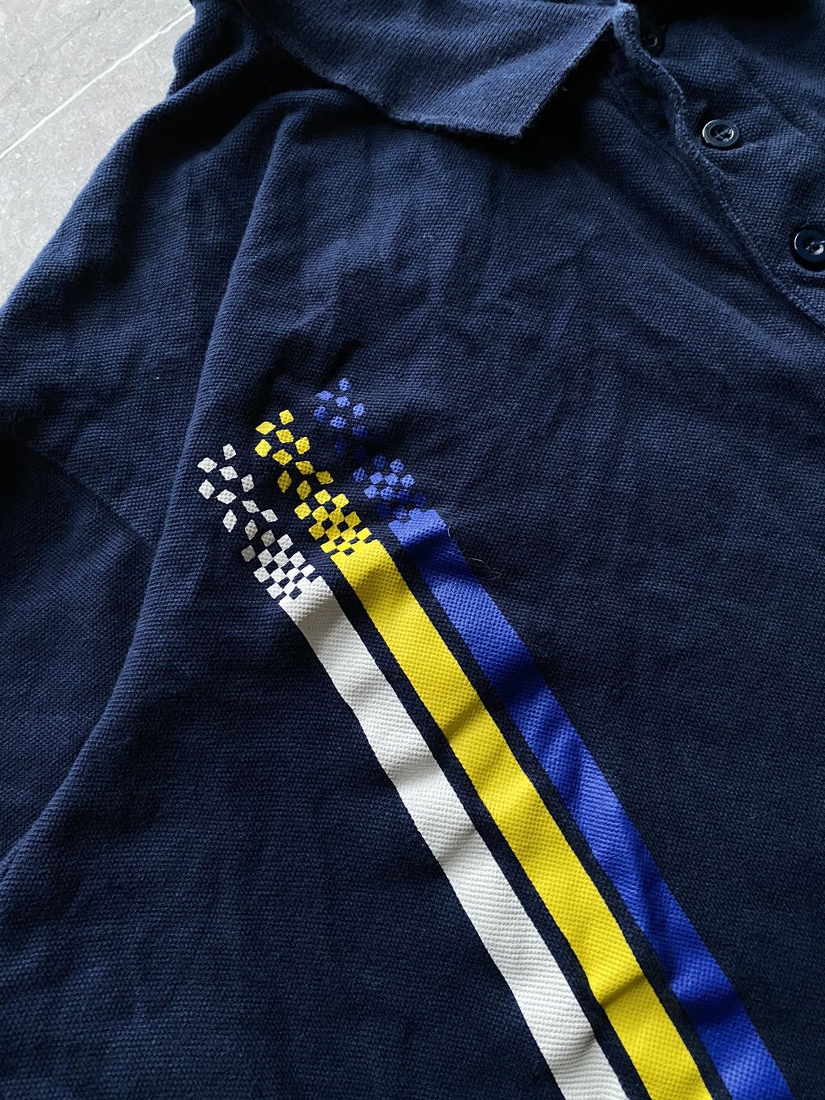 Formula 1 Vintage Michelin Formula 1 Polo Shirt Racing Stripes Blue Size US XL / EU 56 / 4 - 5 Thumbnail