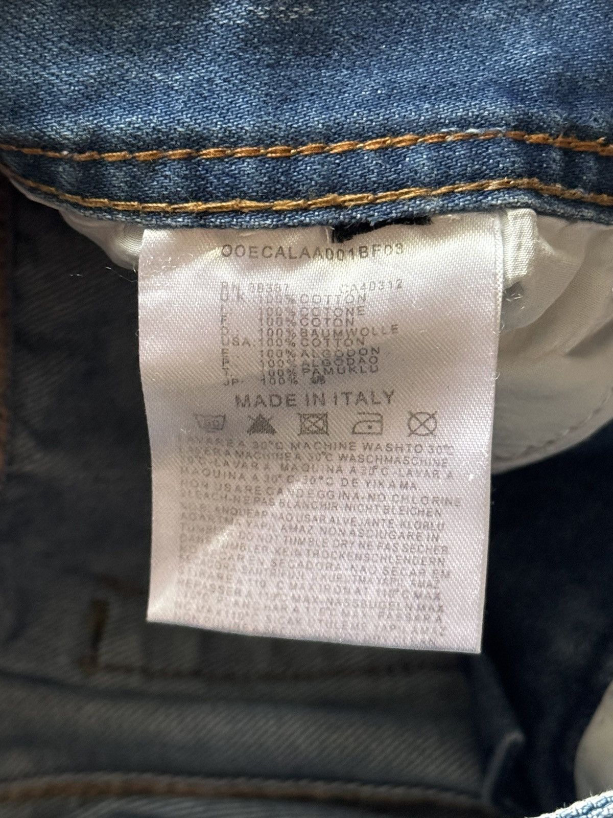 Diesel × Diesel Black Gold Diesel 32/30 blue denim distressed pant trouser Jean chino Size US 32 / EU 48 - 13 Thumbnail