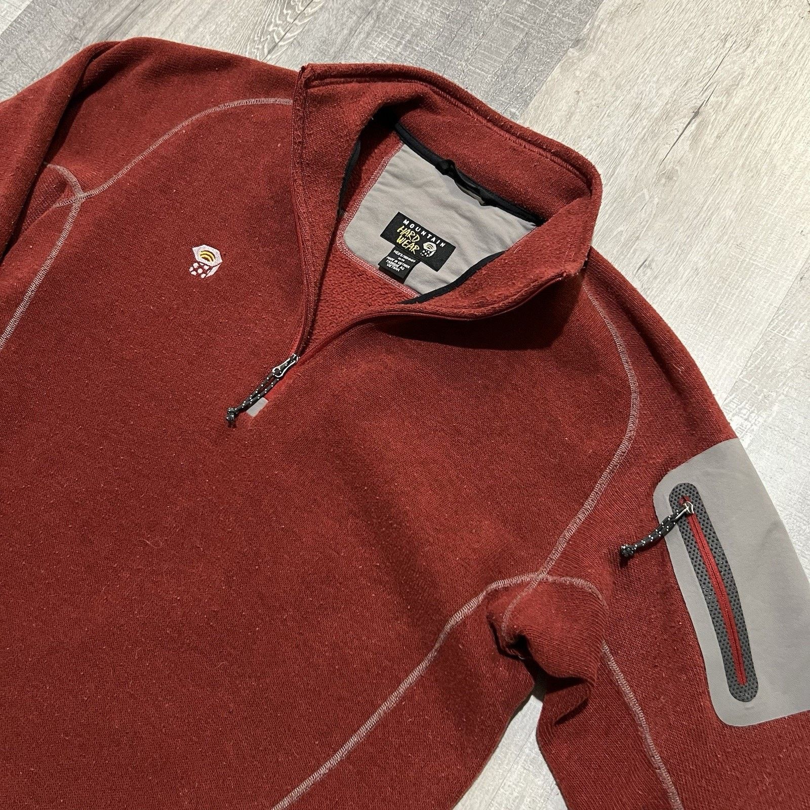 Mountain Hardwear Mountain Hardwear Mens Fleece 1/4 Zip Outdoor Sweater Jacket Size US M / EU 48-50 / 2 - 2 Thumbnail