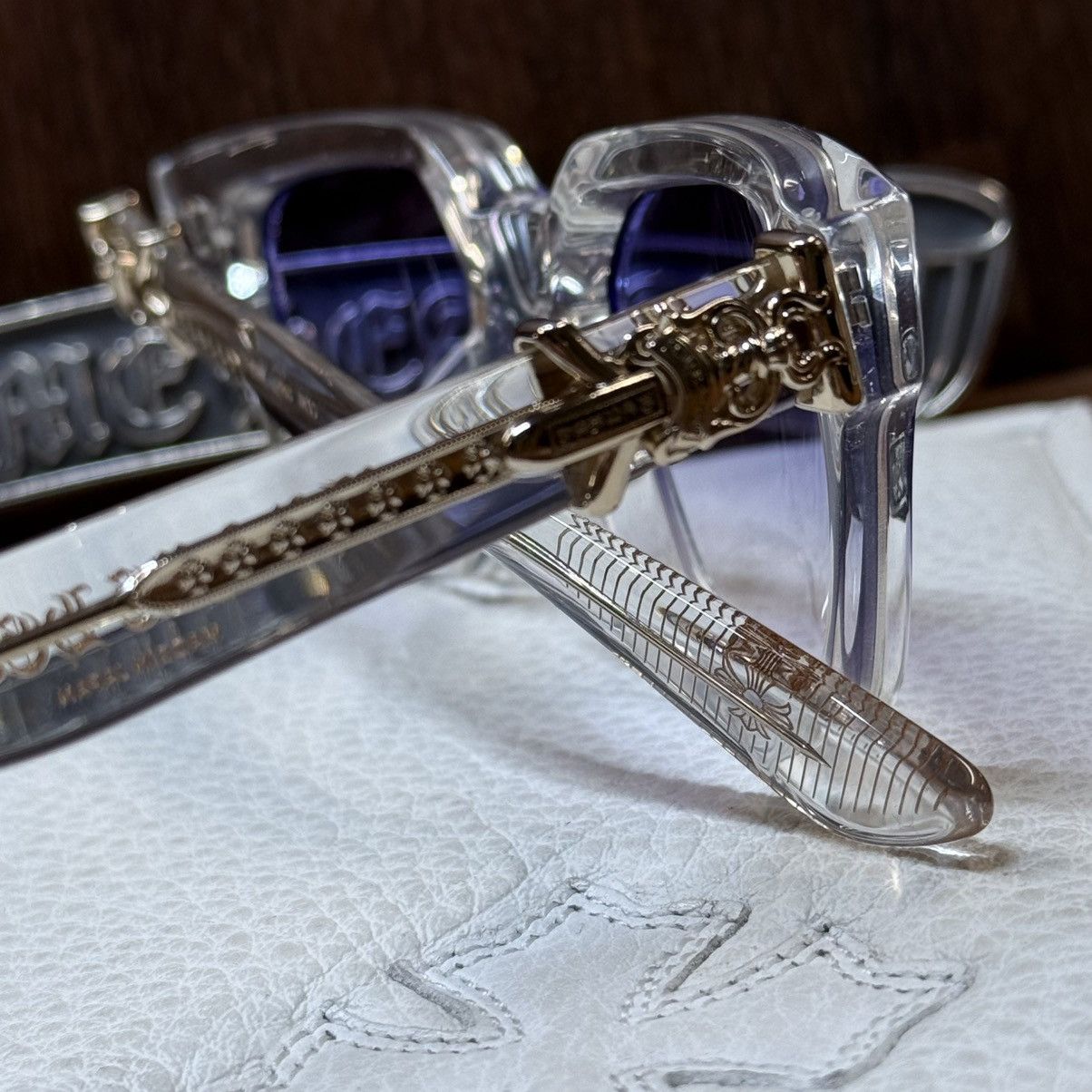 Chrome Hearts Chrome Hearts Vagillionare 1/1 Sunglasses Size ONE SIZE - 9 Thumbnail