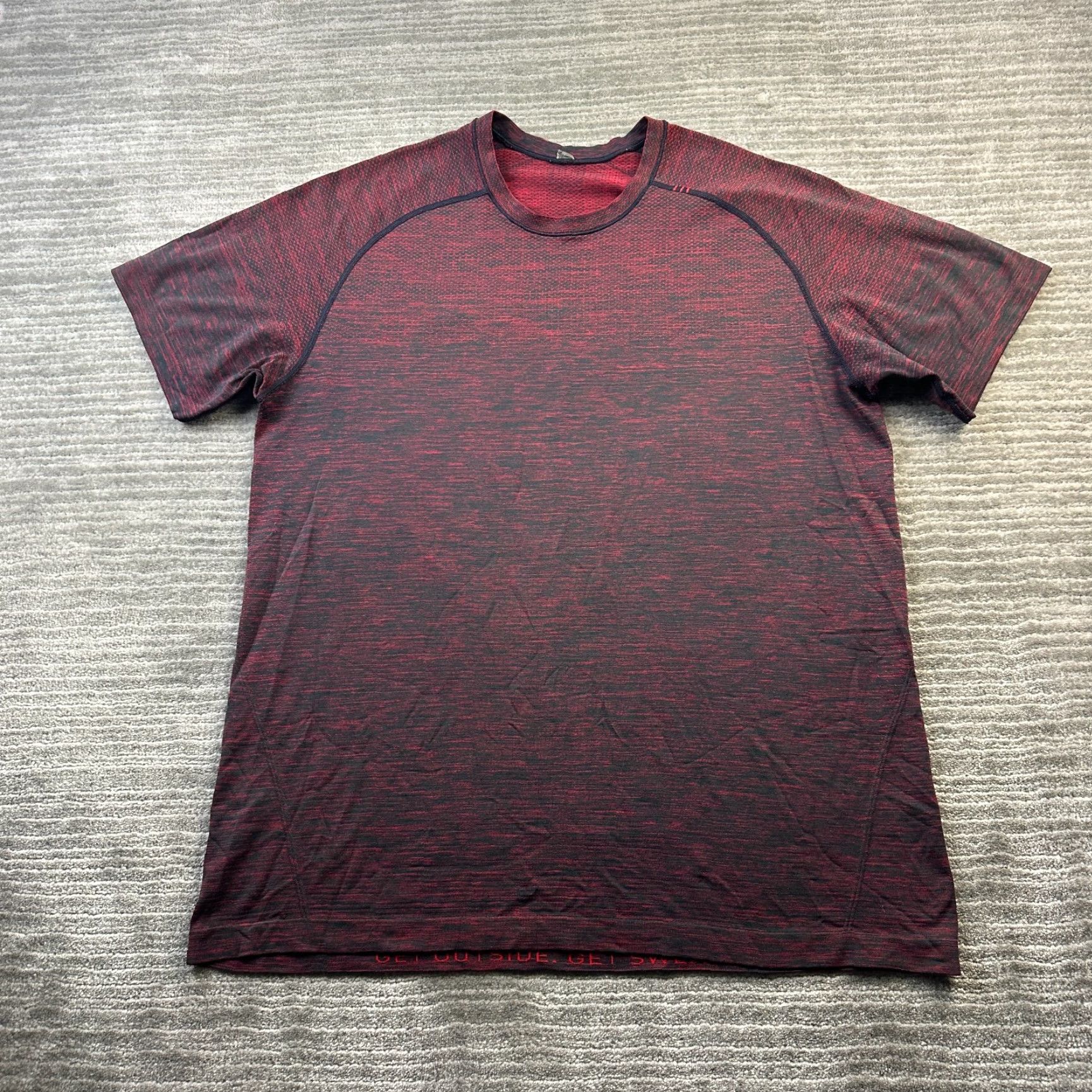 Lululemon Lululemon Shirt Mens L Red Metal Vent Tech Short Sleeve Gym Breathable Quick Dry Lightweight Athletic Conference Size US L / EU 52-54 / 3 - 2 Thumbnail