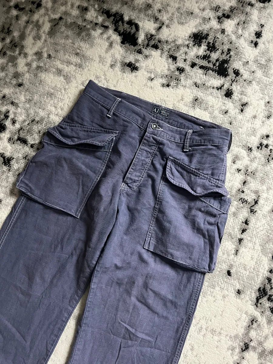 Armani Armani Archive Smooth Cargo Pants Size US 32 / EU 48 - 5 Thumbnail