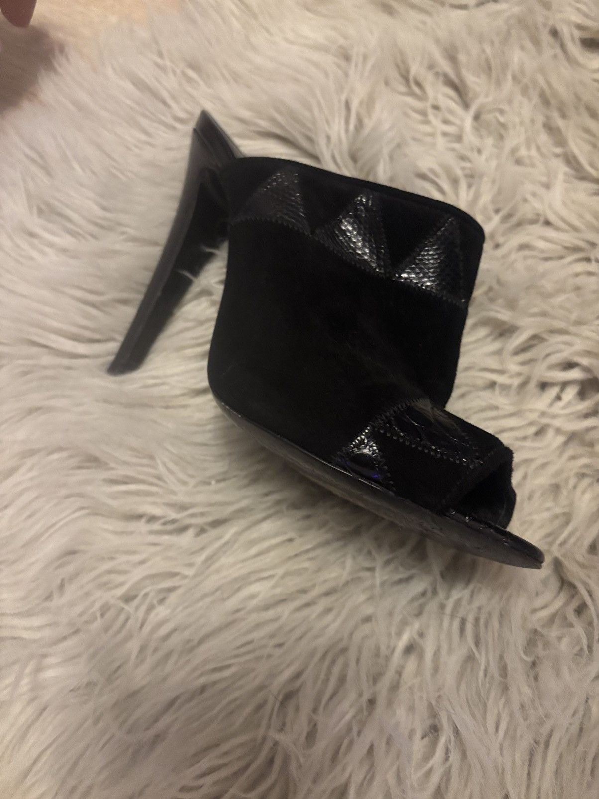 Other Jenny kayne opentoe sandal black leather Size US 6 / IT 36 - 2 Thumbnail