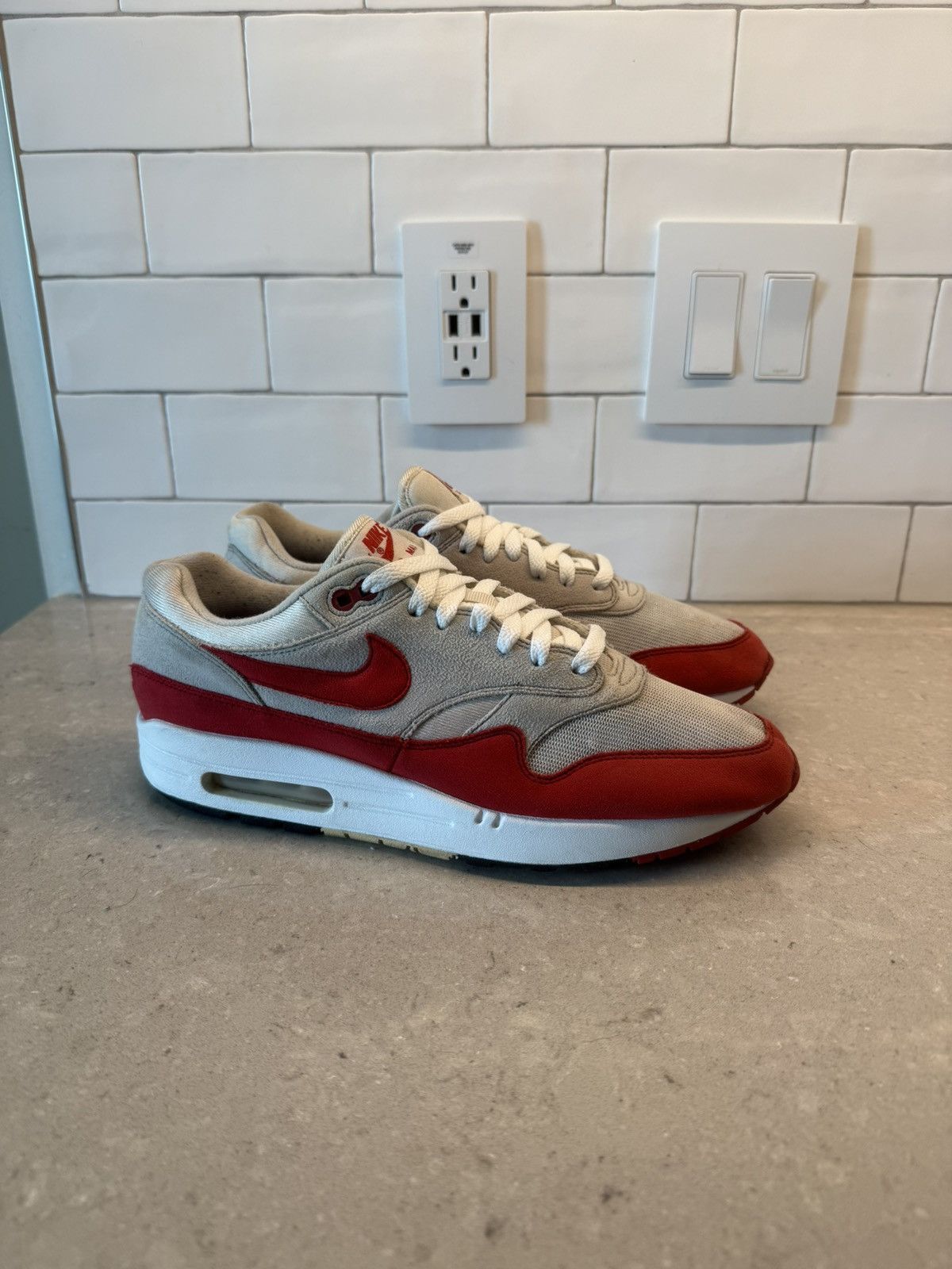 Size 10 Nike Air Max OG Anniversary Red