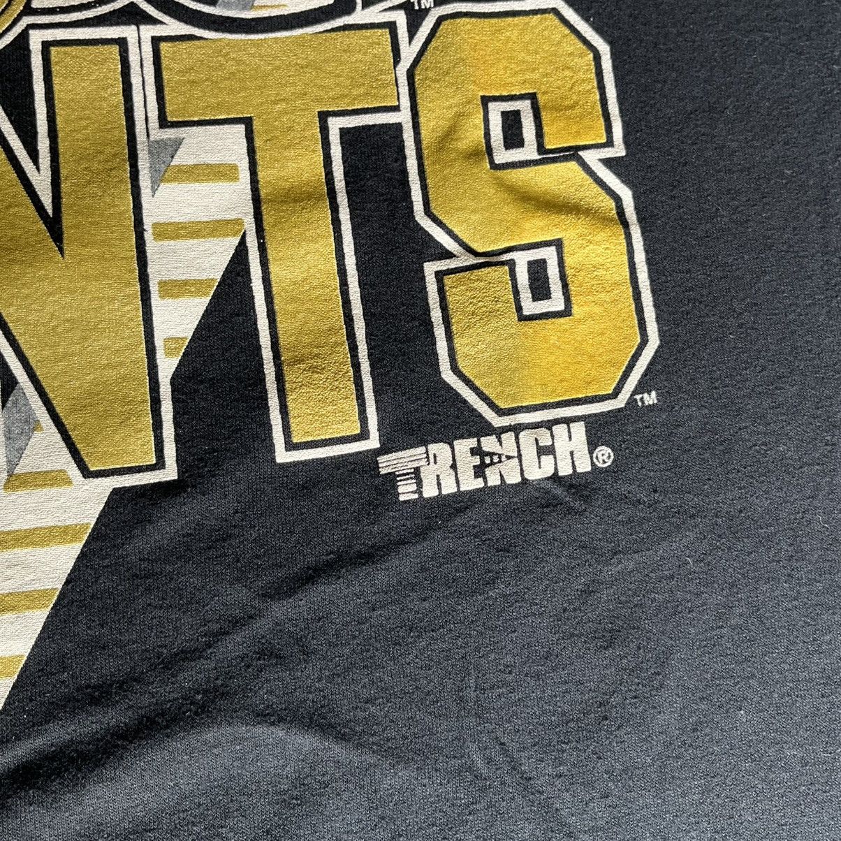 Trench USA Vintage 90s NFL New Orleans Saints Trench USA Helmet T Shirt Size US XL / EU 56 / 4 - 5 Thumbnail