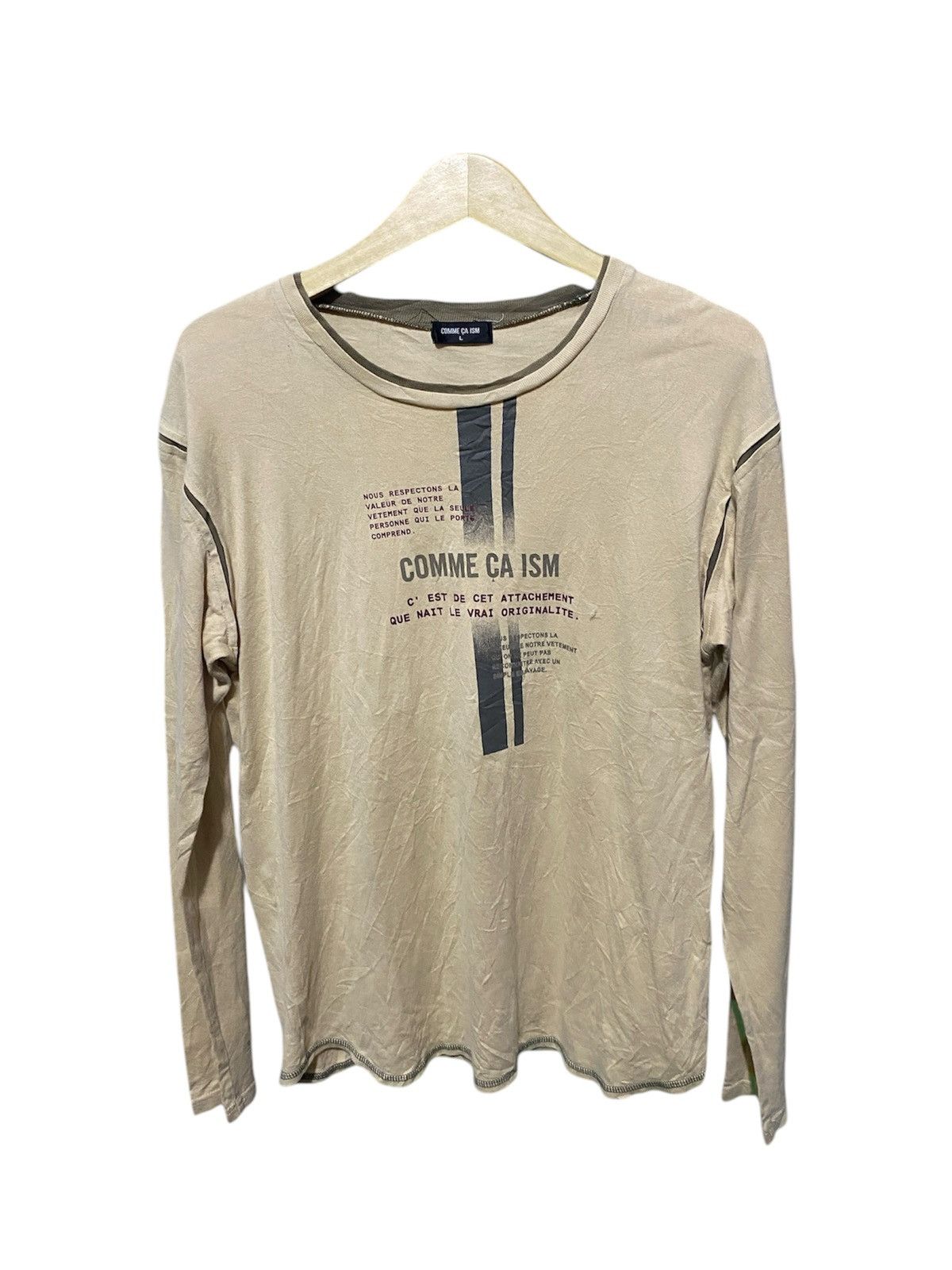 Hysteric Glamour × If Six Was Nine × Japanese Brand Longsleeve Comme ca ism poem Size US L / EU 52-54 / 3 - 2 Thumbnail