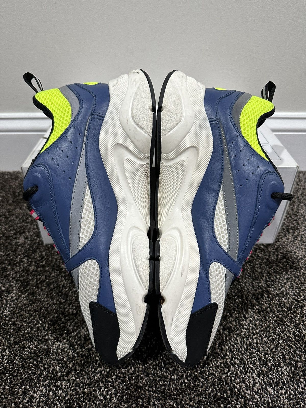 Dior Dior x Kim Jones B22 Blue, Green & White Sneakers Size US 11 / EU 44 - 6 Thumbnail