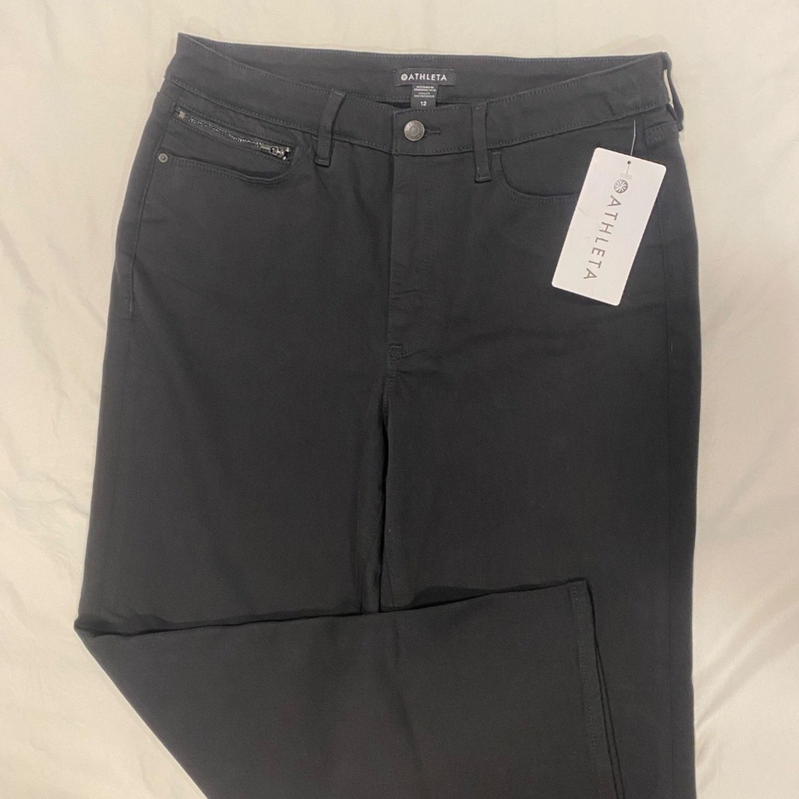 Athleta NWT Athleta Women's Flex Kick Flare Jeans - 12 Size 34" / US 12 / IT 48 - 3 Thumbnail