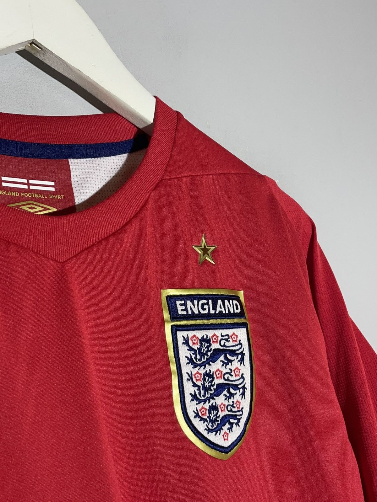 Umbro National Team England Umbro 2006 Away Vintage Football Shirt Size US L / EU 52-54 / 3 - 4 Thumbnail