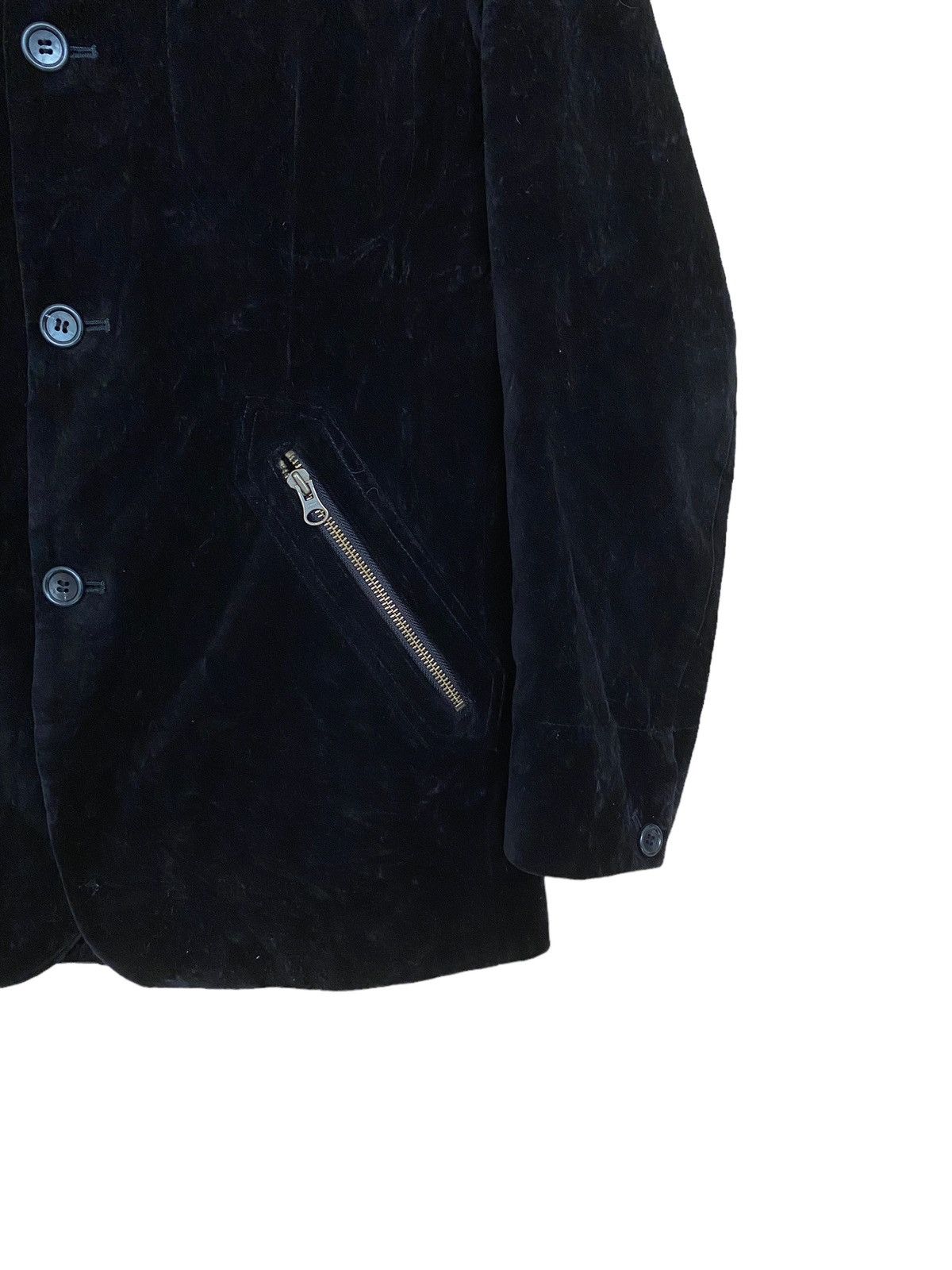 PPFM Vintage Japanese Brand PPFM Velvet Jacket 1990s Size US S / EU 44-46 / 1 - 4 Thumbnail