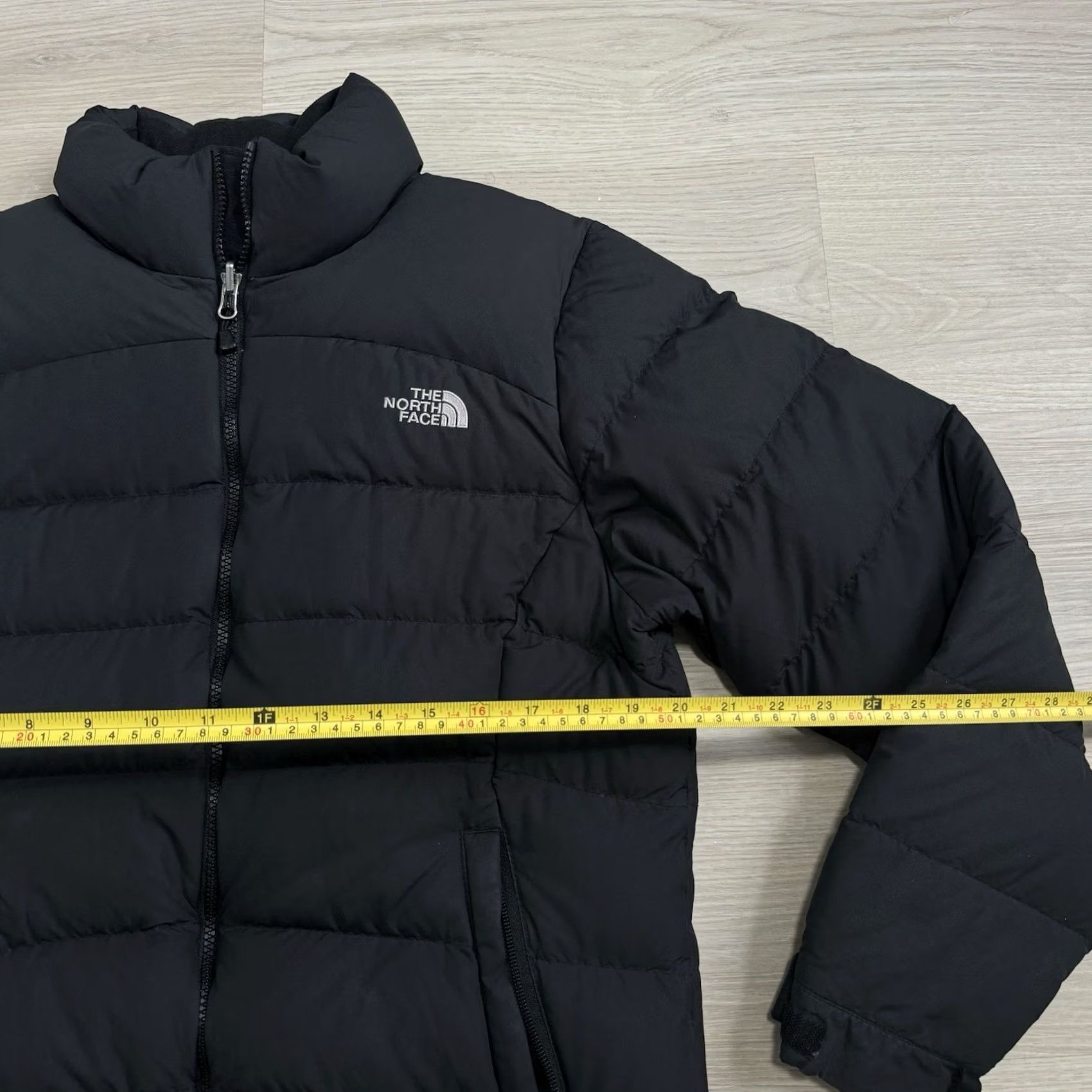 The North Face Vintage The North Face Womens Black Nuptse Down Jacket Puffer Coat Full Zip L Size L / US 10 / IT 46 - 2 Thumbnail