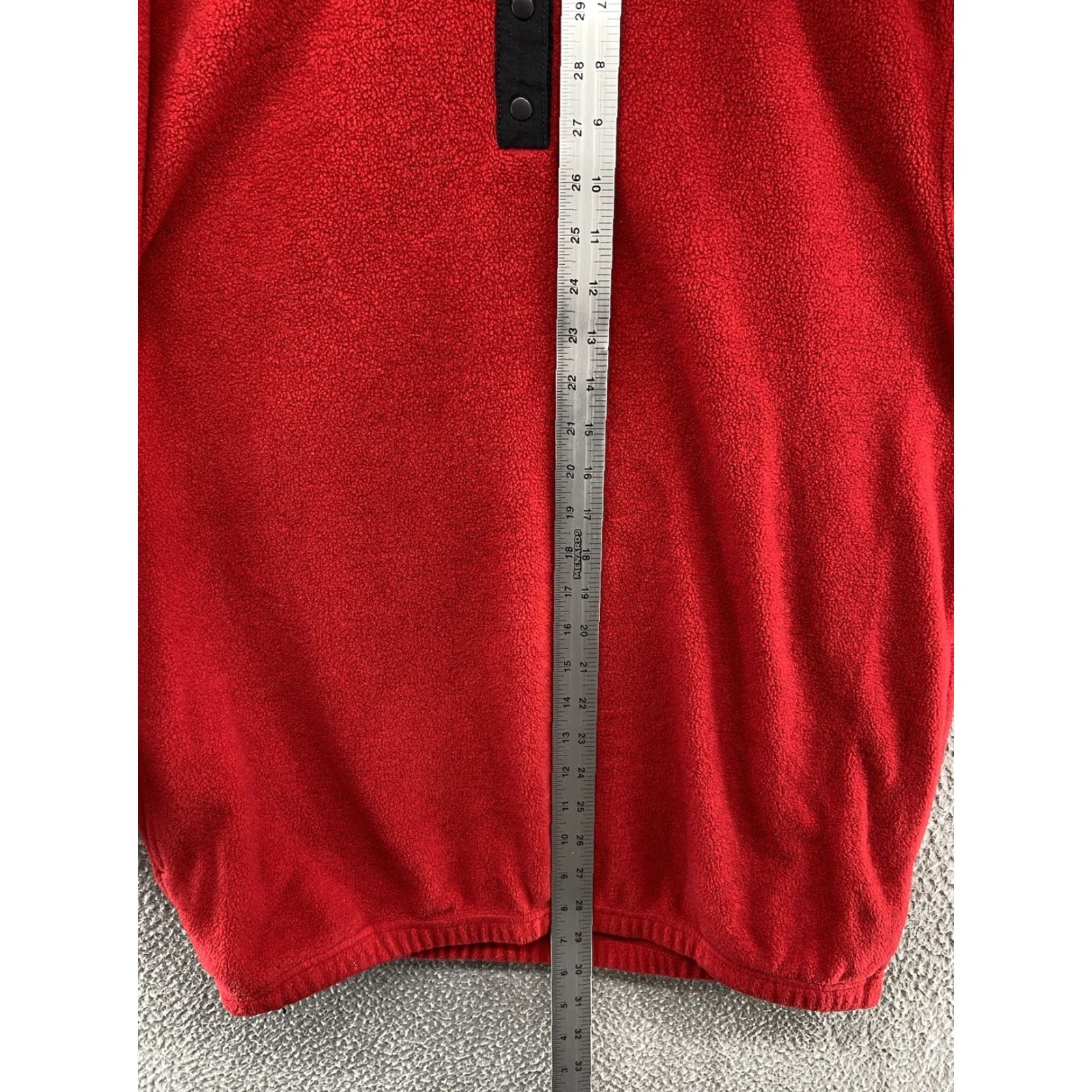 JCPenney VINTAGE USA Olympics Mens Red Pullover Jacket JC Penney 1/4 Snap SZ L Size US L / EU 52-54 / 3 - 5 Thumbnail