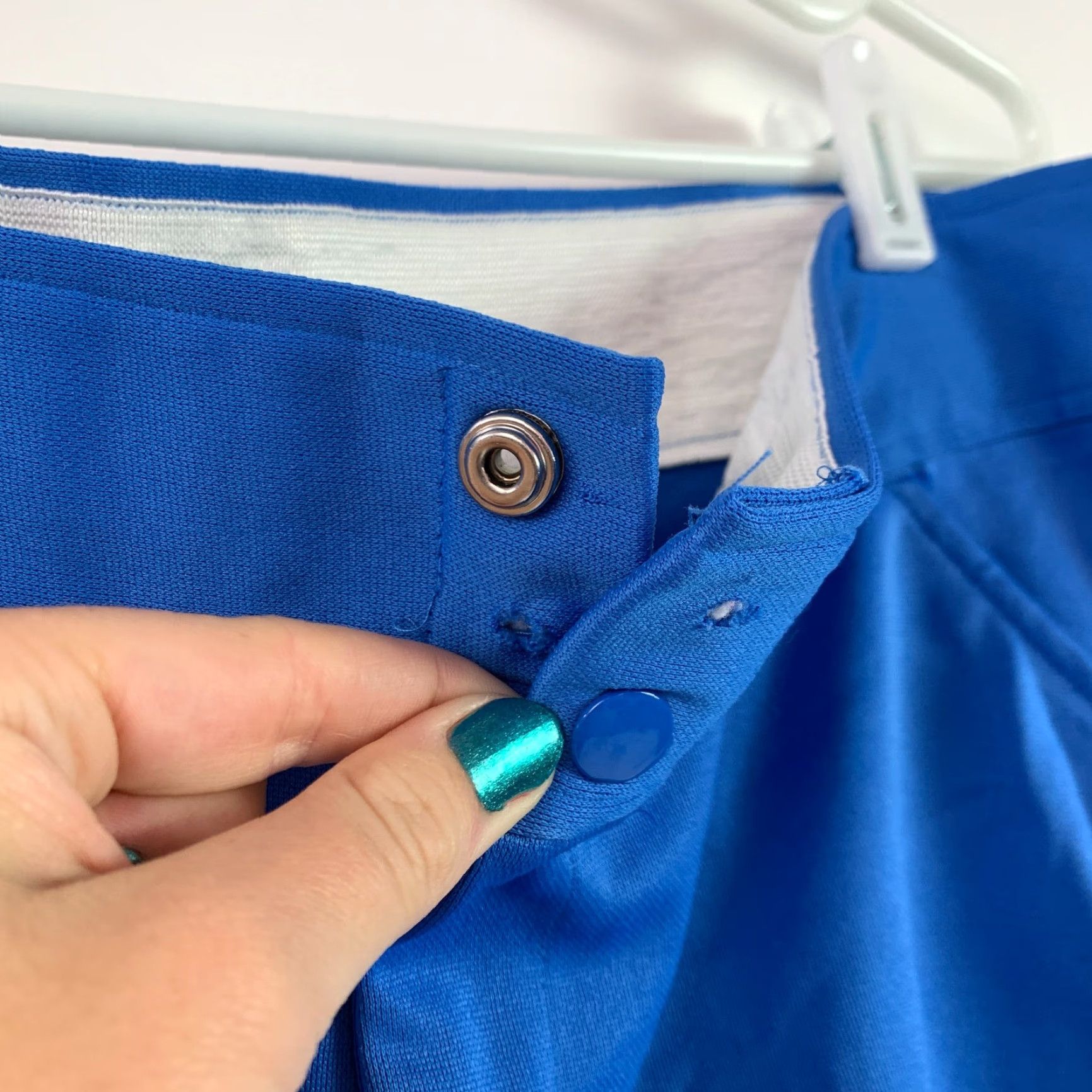 Vintage VINTAGE Youngbloods Blue Polyester Coaches Shorts Mens 40 Modern Chino Flat Front Athletic Shorts Mens Blue 40 Size US 40 / EU 56 - 3 Thumbnail