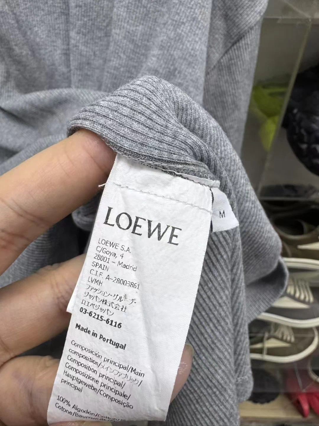 Loewe Loewe Men's Logo Long Sleeve T-Shirt Size US M / EU 48-50 / 2 - 5 Thumbnail