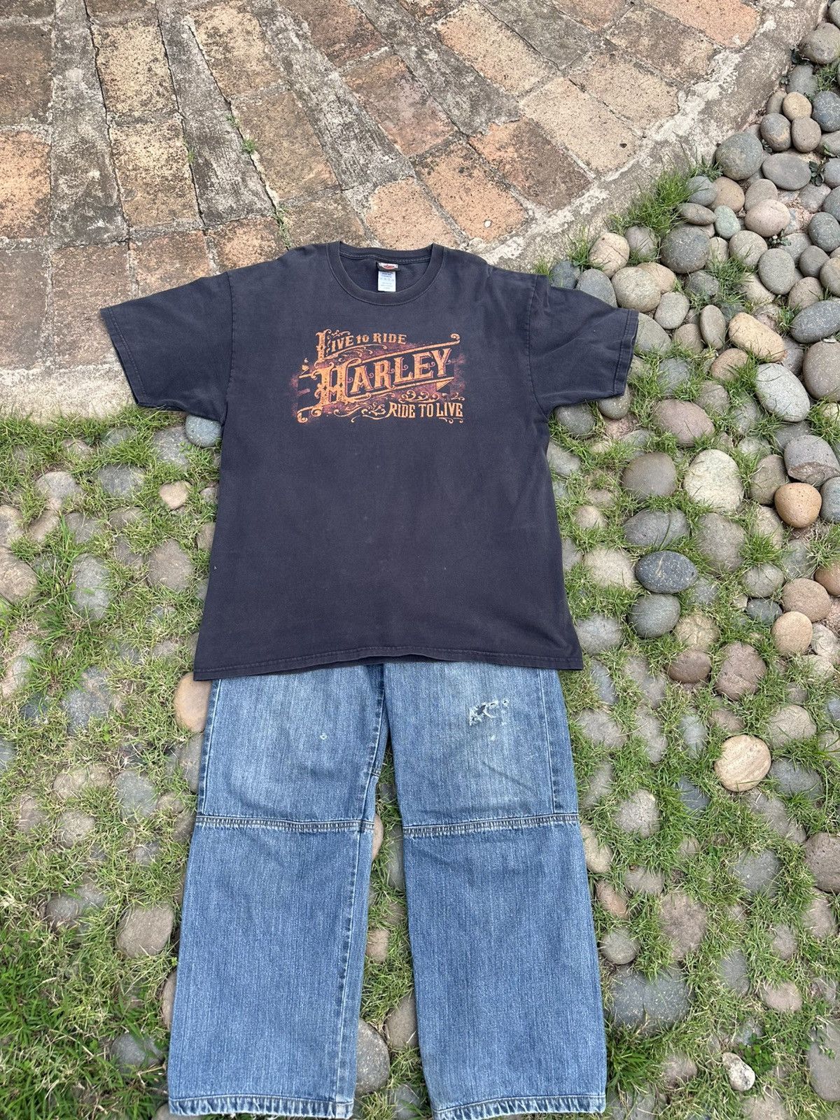 Harley Davidson × Vintage HARLEY-DAVIDSON Size US L / EU 52-54 / 3 - 1 Thumbnail