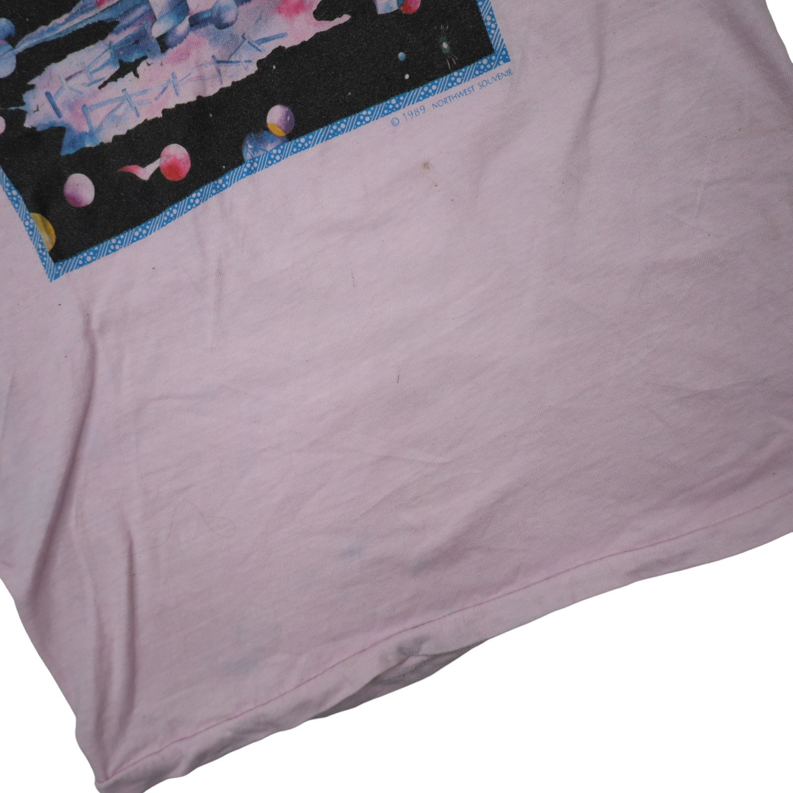 Hanes × Vintage Vintage Cosmic Lighthouse Graphic T Shirt Size US M / EU 48-50 / 2 - 3 Thumbnail