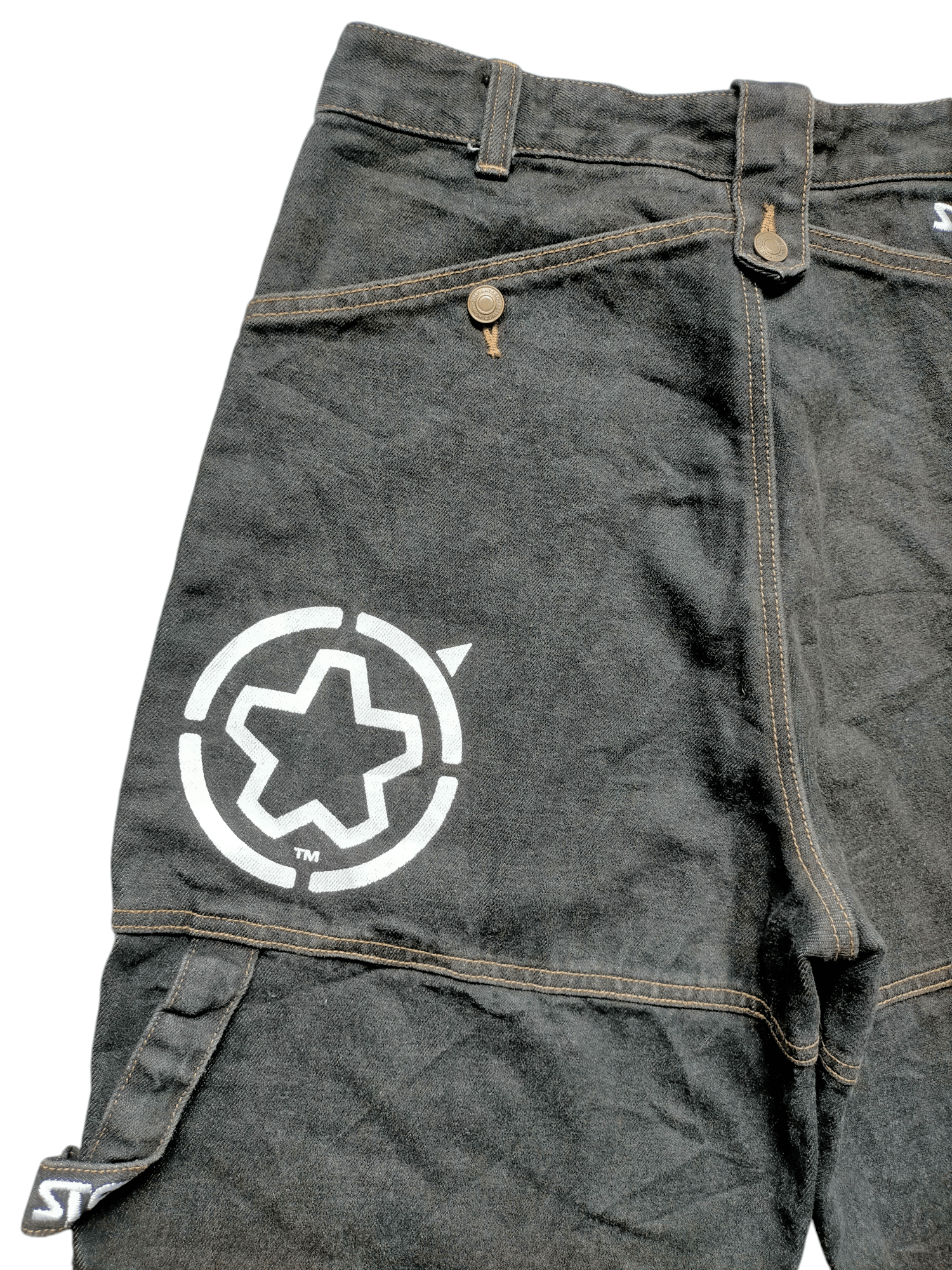 Japanese Brand Vintage Japanese Brand Starnzh Baggy Jeans Size US 32 / EU 48 - 4 Thumbnail