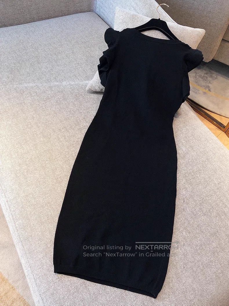 Valentino Valentino Lace + knitted panels Vest dress Size S / US 4 / IT 40 - 2 Thumbnail