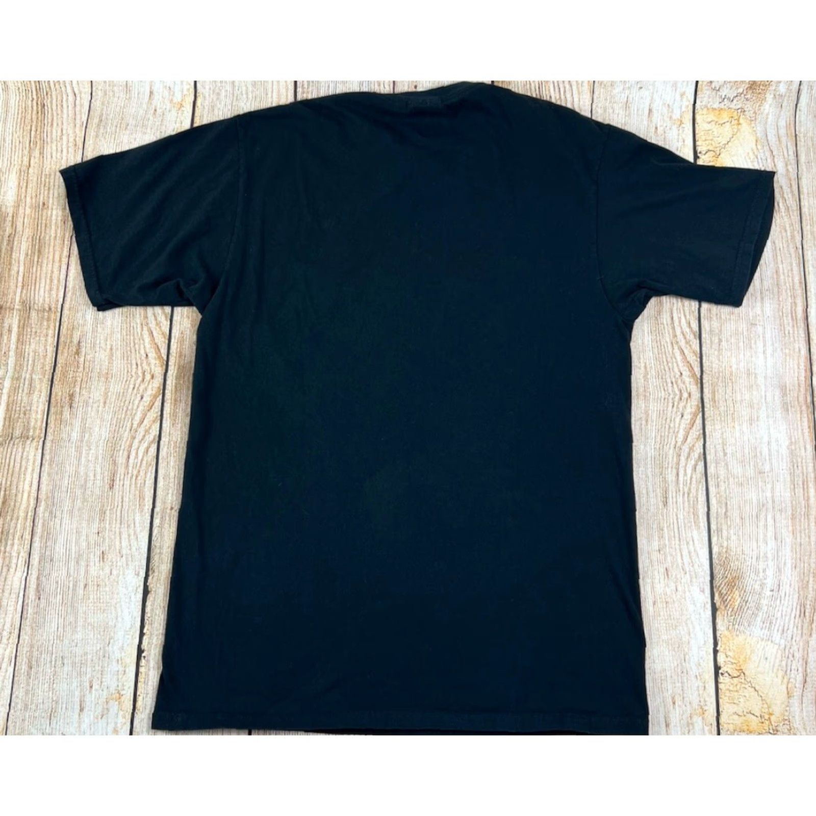 Nintendo VINTAGE Nintendo Mario Seek & Destroy Shell Black T Shirt Medium Men Crew Neck Short Sleeve Graphic Print Bowser 90s Cartoon Retro Mens Size US M / EU 48-50 / 2 - 2 Thumbnail