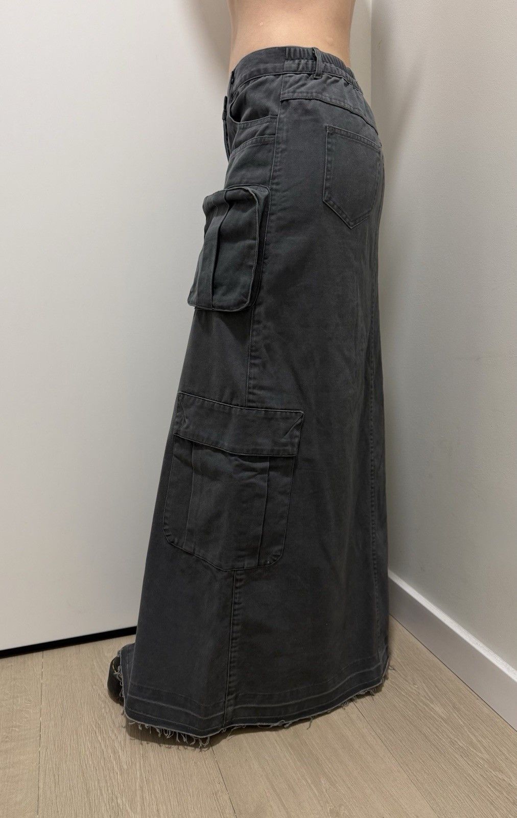Vintage Jerry Hall vintage cargo y2k swag Long Skirt Pocket 2000`s Size 25" / US 0 / IT 36 - 12 Thumbnail