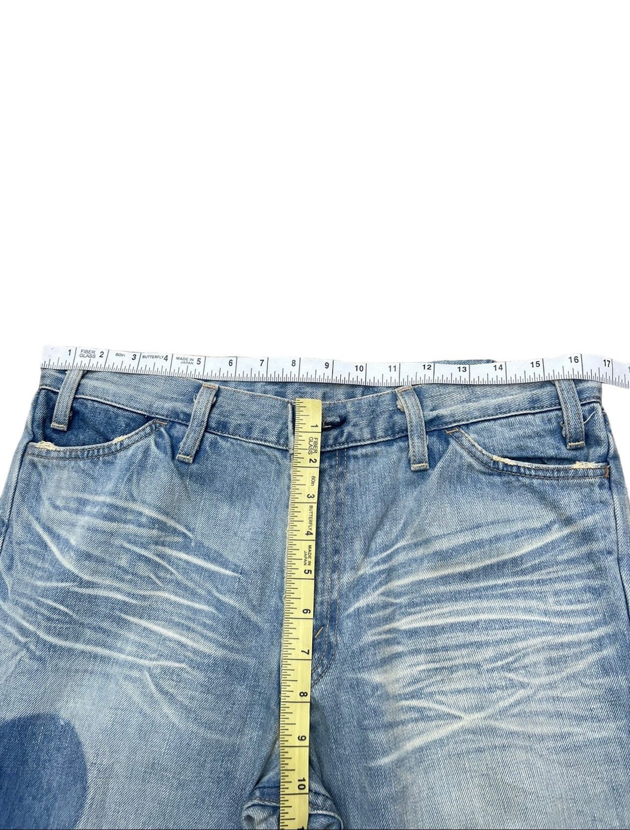 Levi's Vintage Clothing VTG 2004 LVC Levi’s 646 E Orange Tab Fade Denim Flare Jeans Size US 32 / EU 48 - 3 Thumbnail