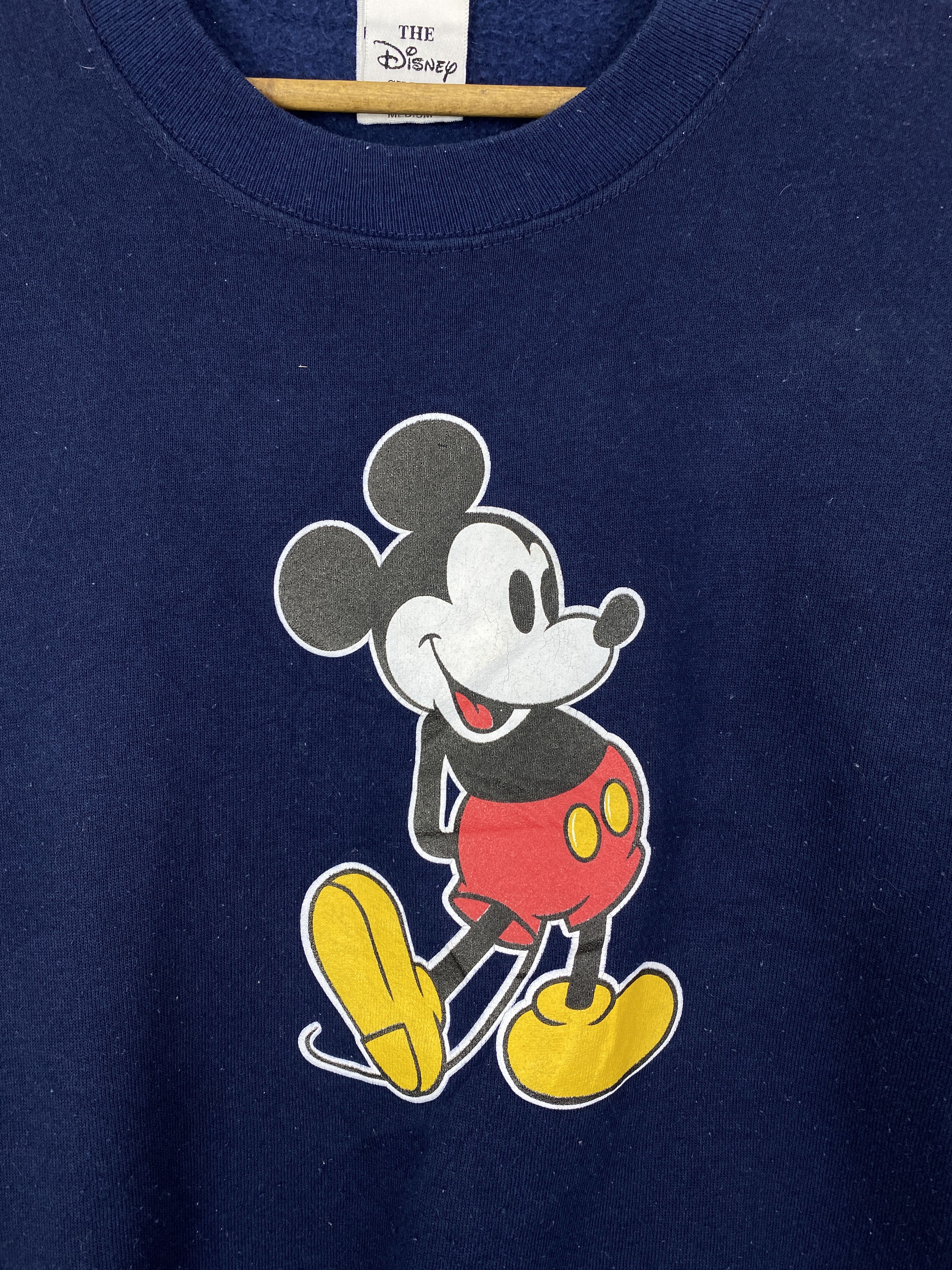 Mickey Mouse Vintage 90s Disney Mickey Mouse Printed Sweatshirt SH0196 Size US M / EU 48-50 / 2 - 10 Thumbnail
