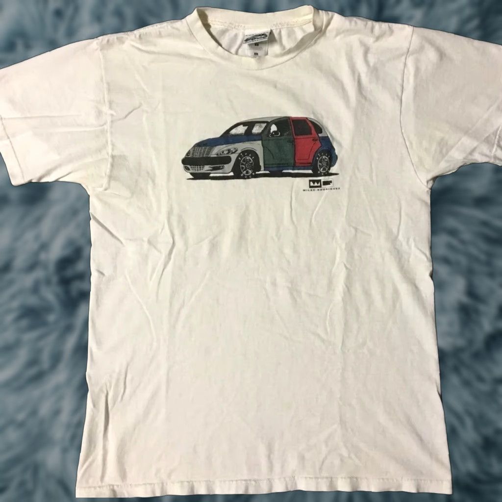 Vintage Vtg Chrysler PT Cruiser Promo Faded Shirt L Distressed Car Grunge 90s Size US L / EU 52-54 / 3 - 1 Thumbnail