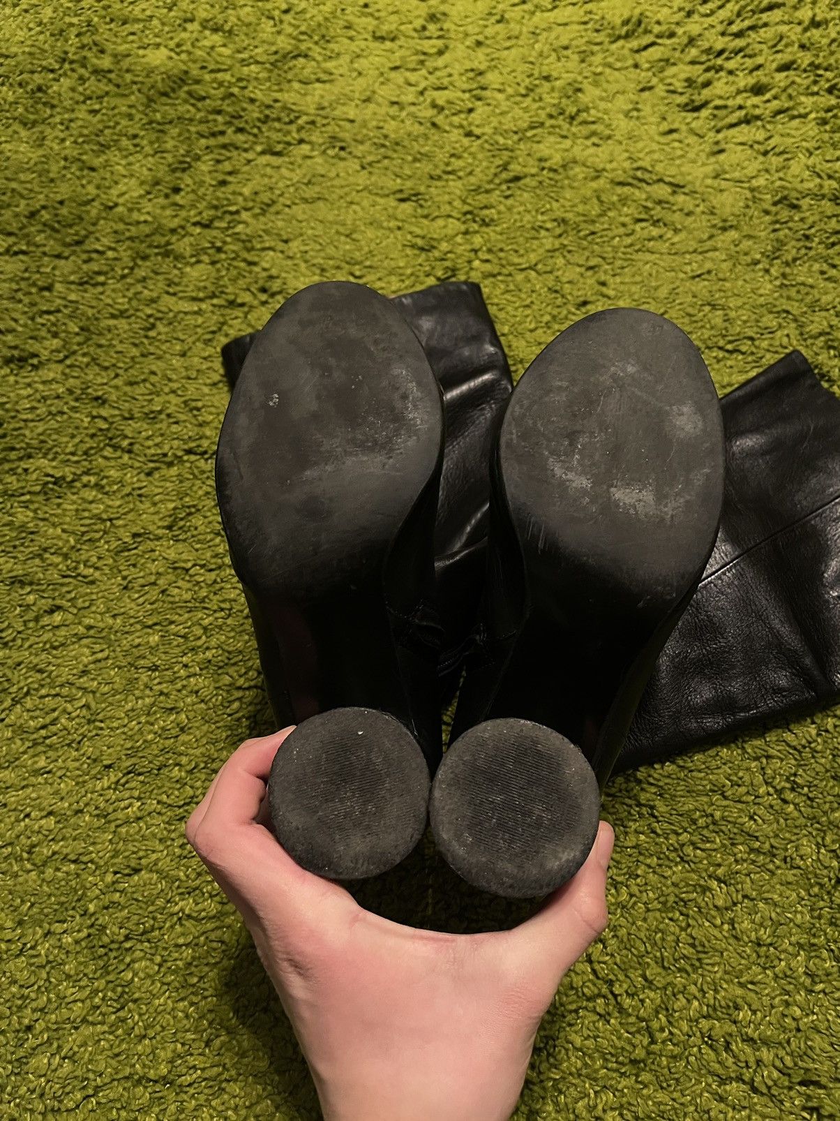 Designer × Maison Margiela Maison Martin Margiela avant garde real leather high boots Size US 7 / IT 37 - 4 Thumbnail