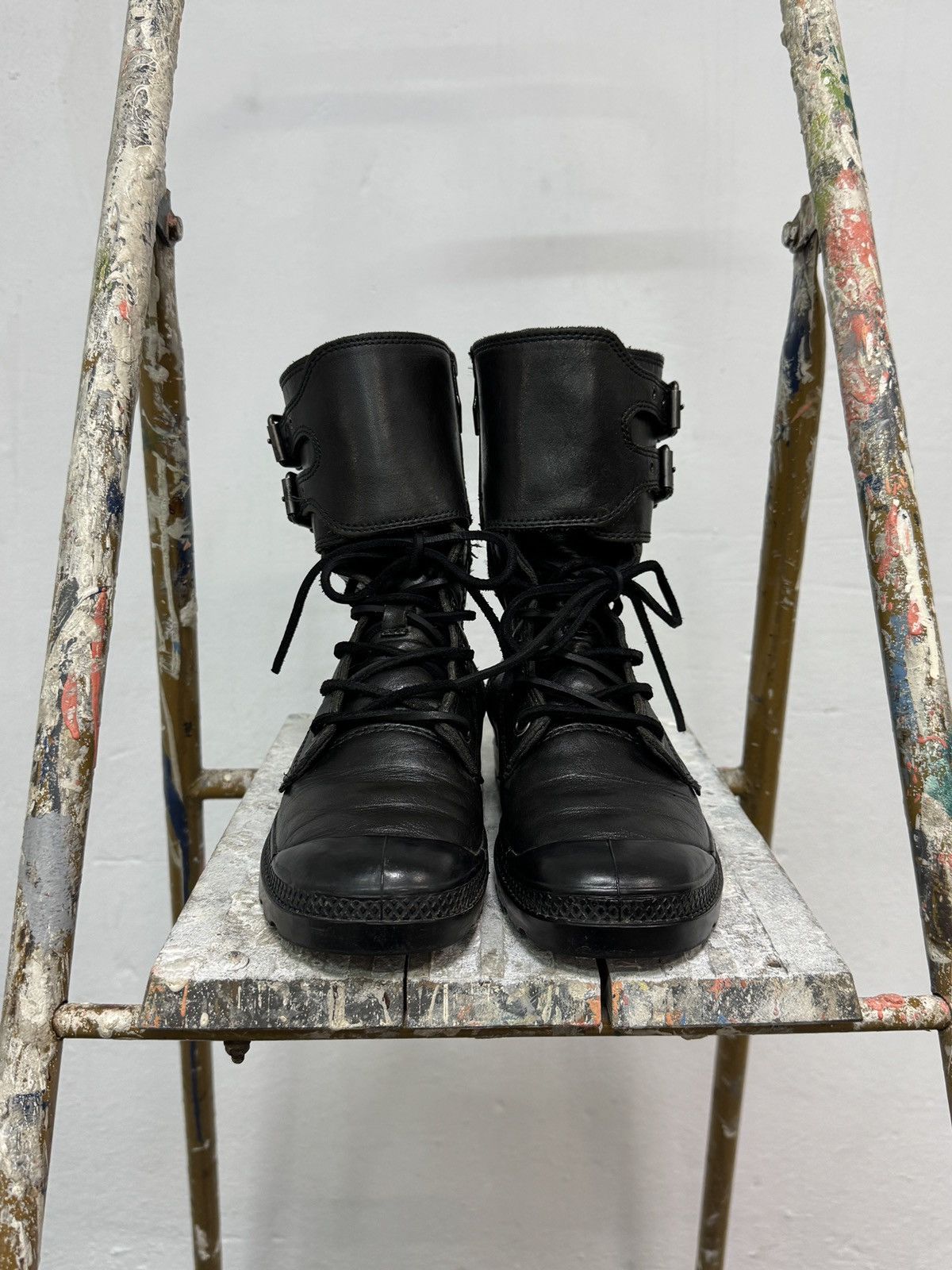 Palladium Palladium Leather HI Originale White Lace Up Boots Size US 6 / IT 36 - 3 Thumbnail