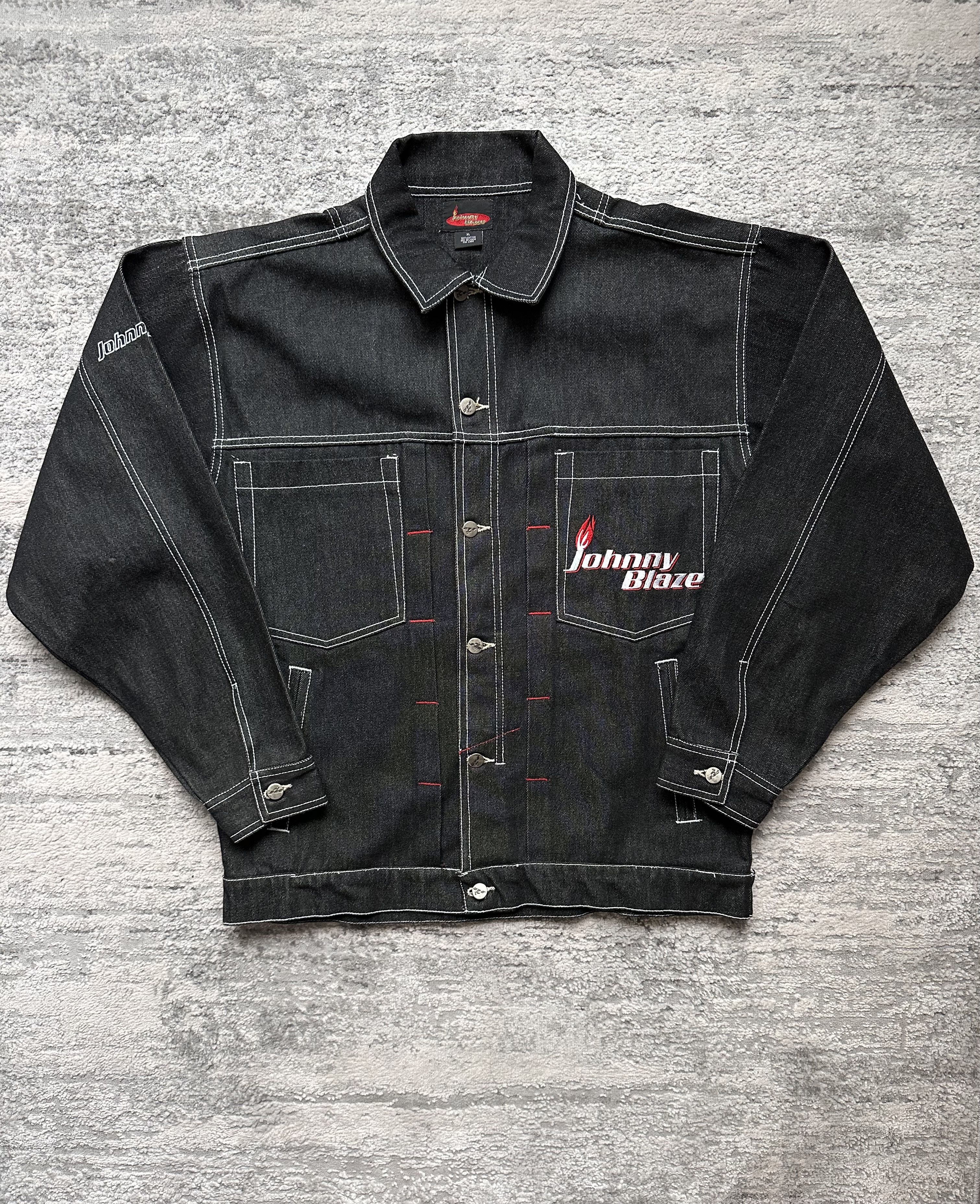 Johnny Blaze vintage rare denim jacket